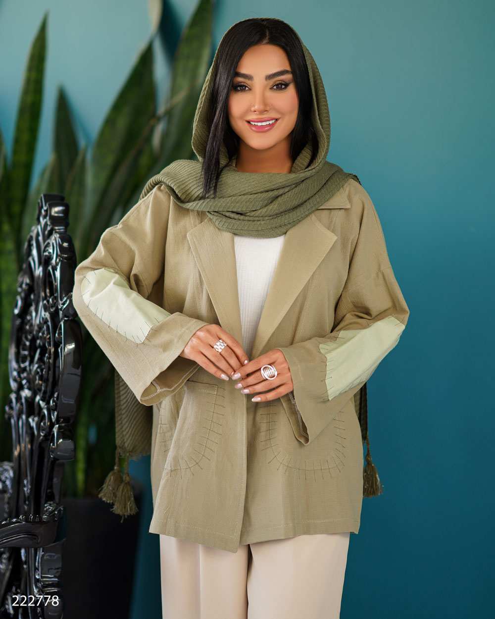 مانتو زنانه مدل ریتاج السانا Elsana کد 2227