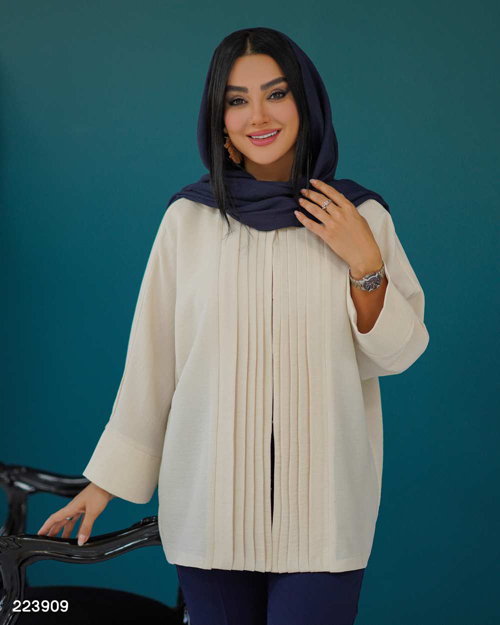مانتو زنانه مدل جوانه السانا Elsana کد 2239