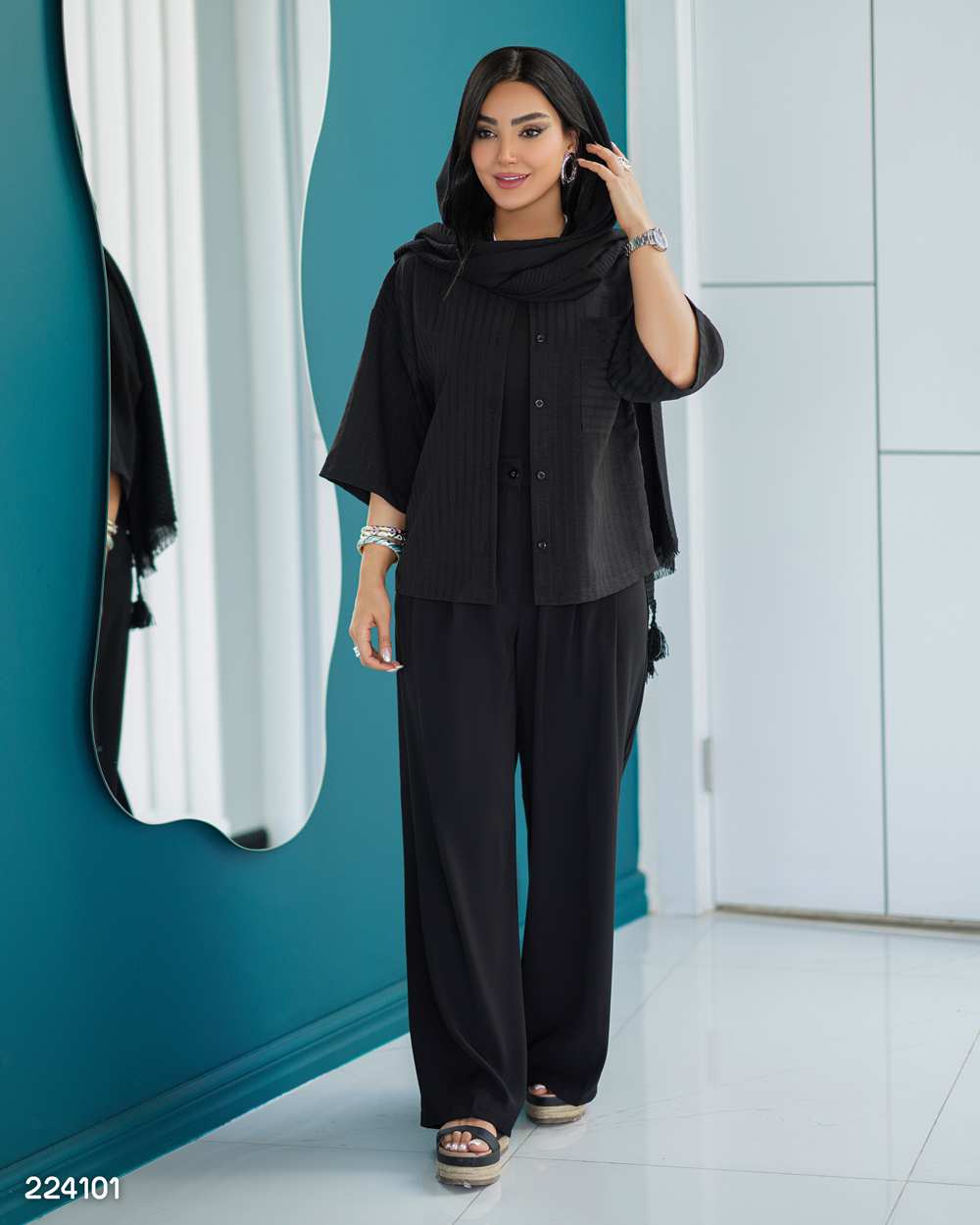 شومیز زنانه مدل سارال السانا Elsana کد 2241