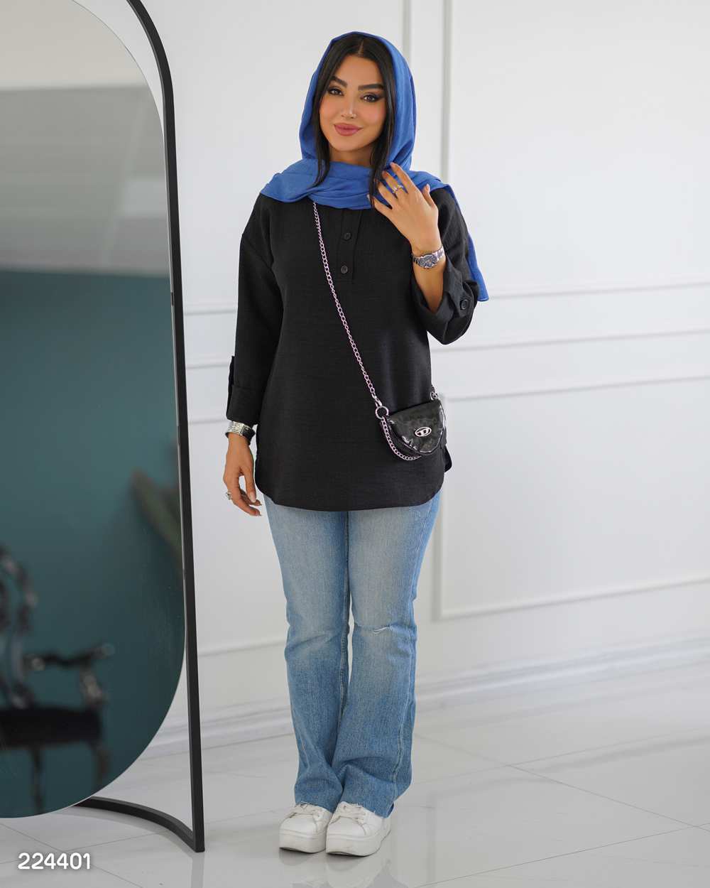 بلوز زنانه مدل کارنا السانا Elsana کد 2244