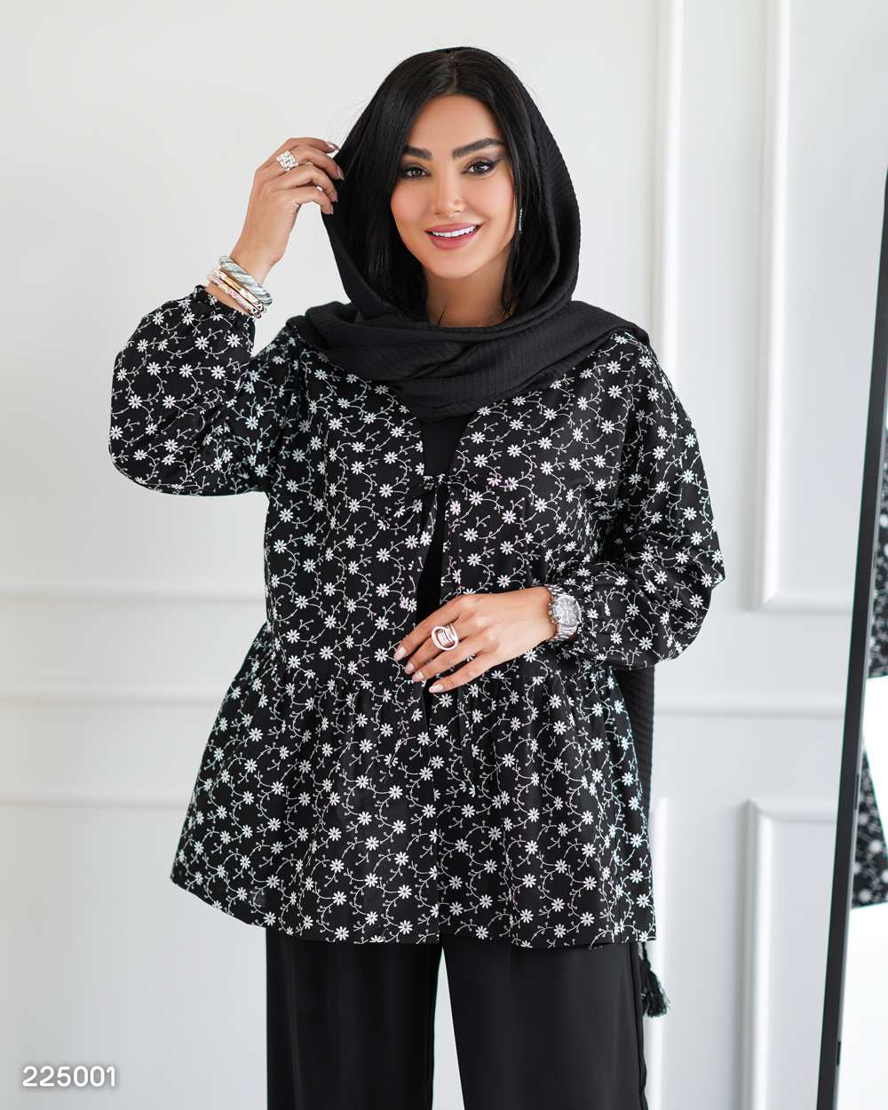 مانتو زنانه مدل آنیشا السانا Elsana کد 2250
