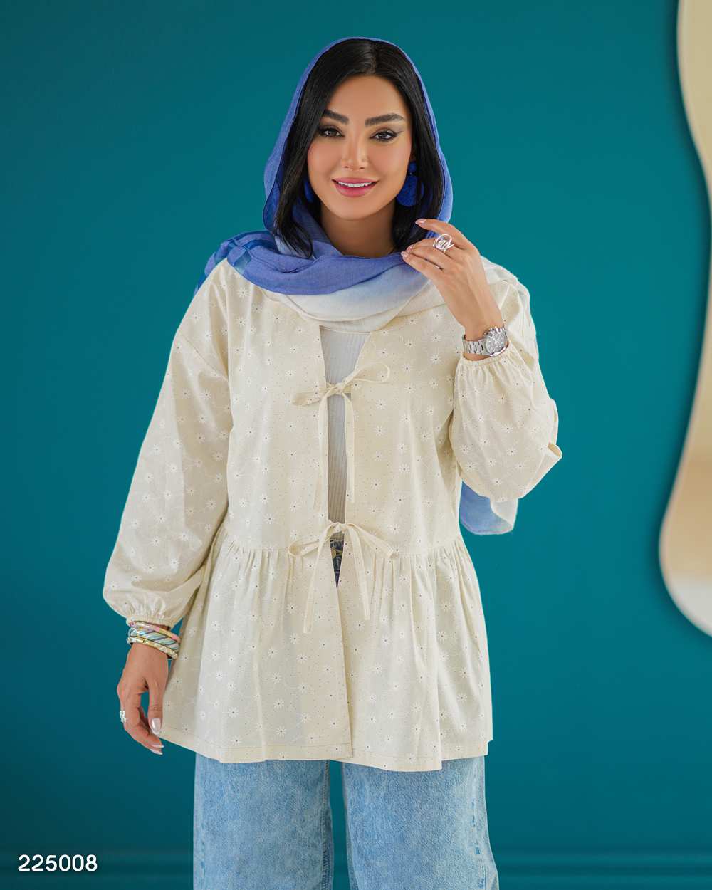 مانتو زنانه مدل آنیشا السانا Elsana کد 2250
