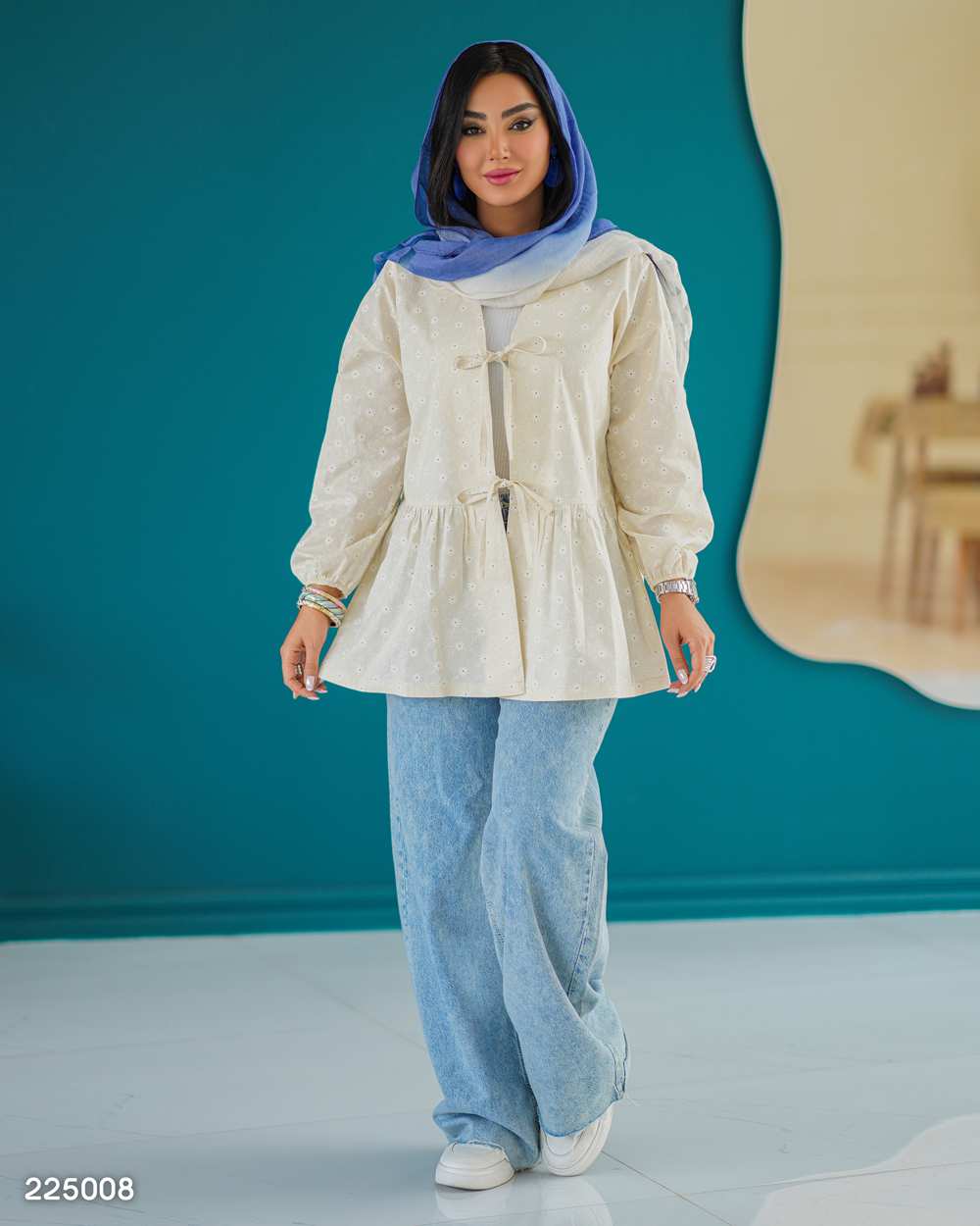 مانتو زنانه مدل آنیشا السانا Elsana کد 2250
