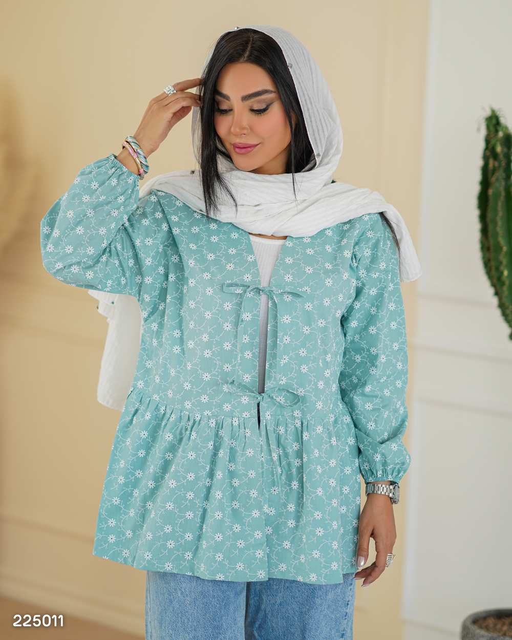 مانتو زنانه مدل آنیشا السانا Elsana کد 2250