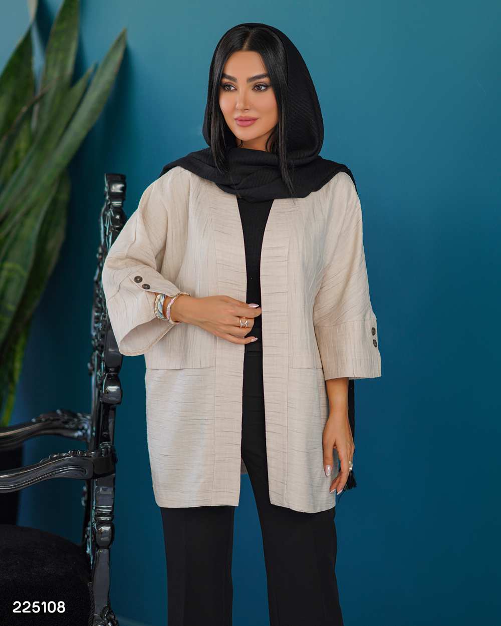مانتو زنانه مدل کیژان السانا Elsana کد 2251