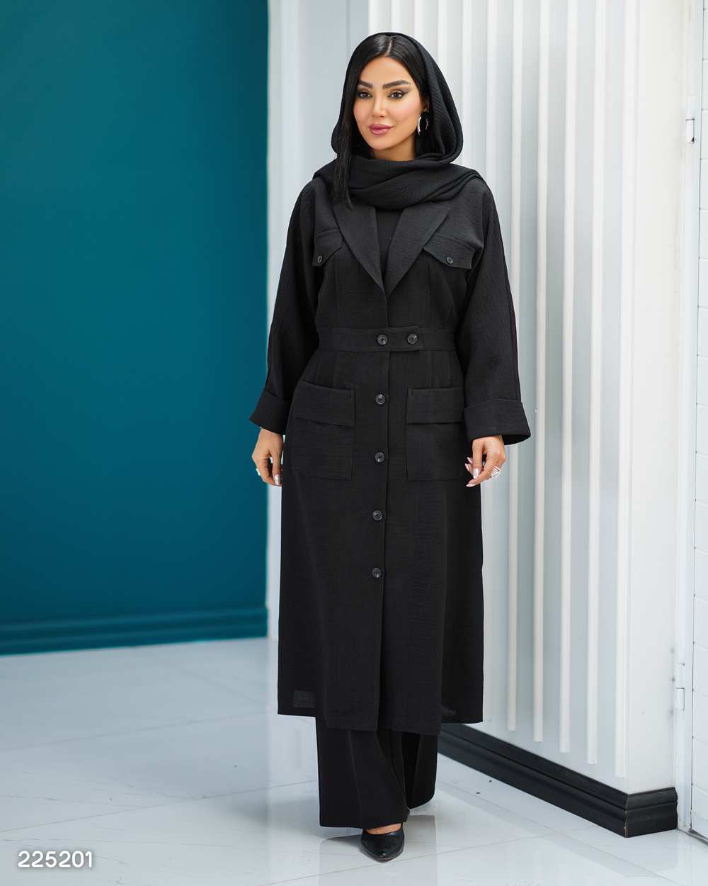 مانتو زنانه مدل تاپیک السانا Elsana کد 2252