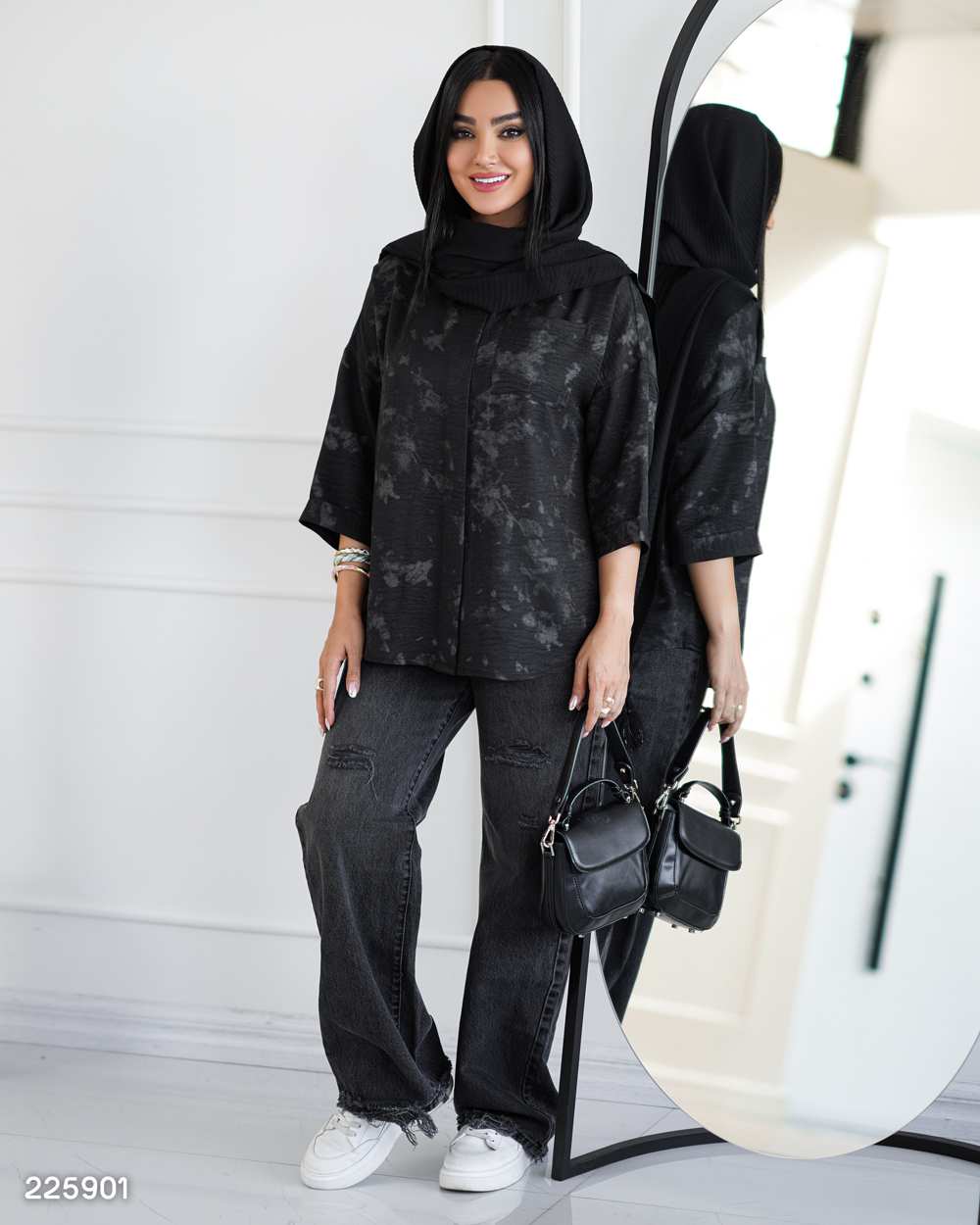 شومیز زنانه مدل آذرگل السانا Elsana کد 2259