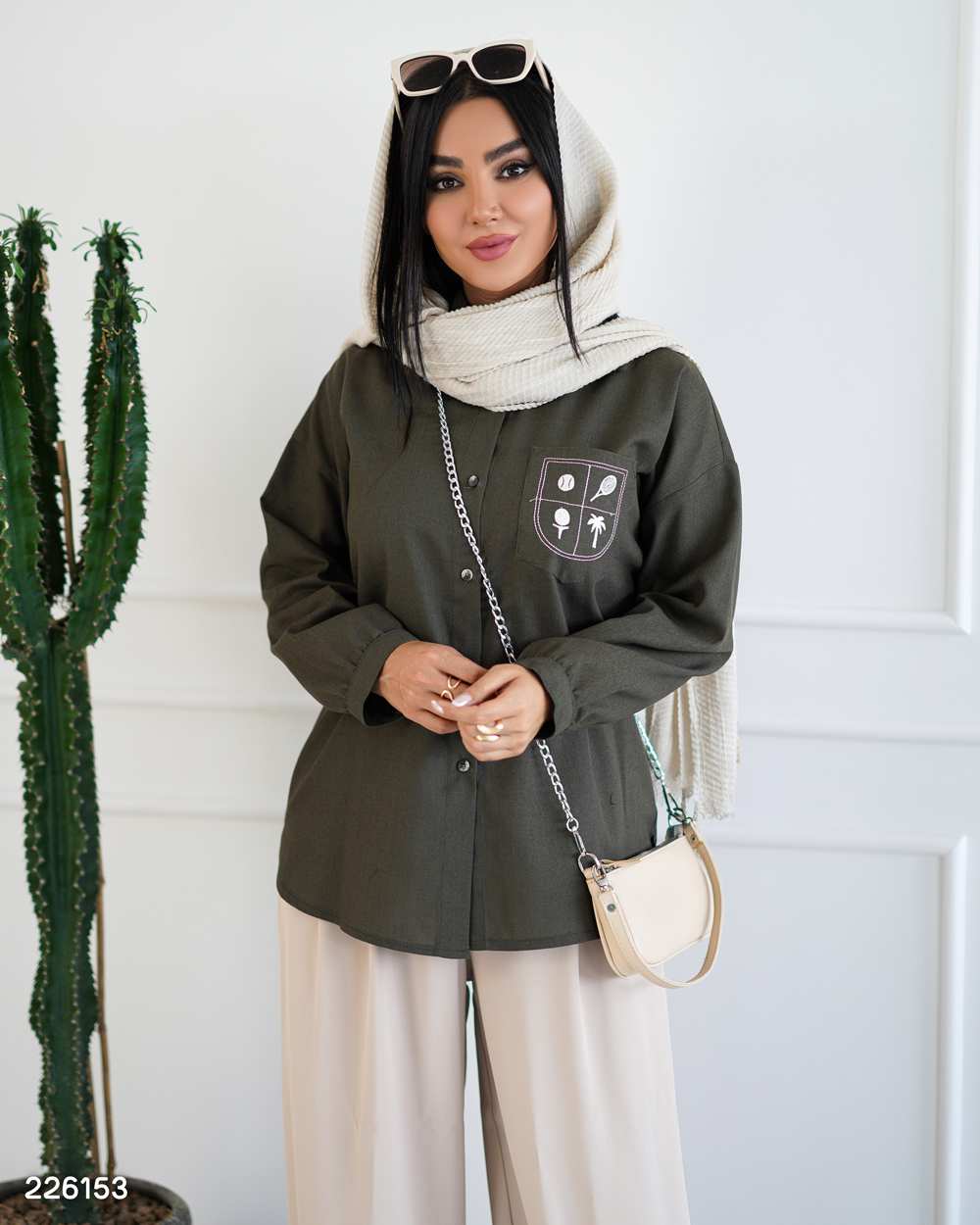 شومیز زنانه مدل فرارنگ السانا Elsana کد 2261