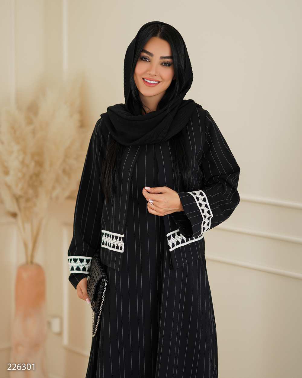 ست کت و سارافون زنانه مدل فرسان السانا Elsana کد 2263