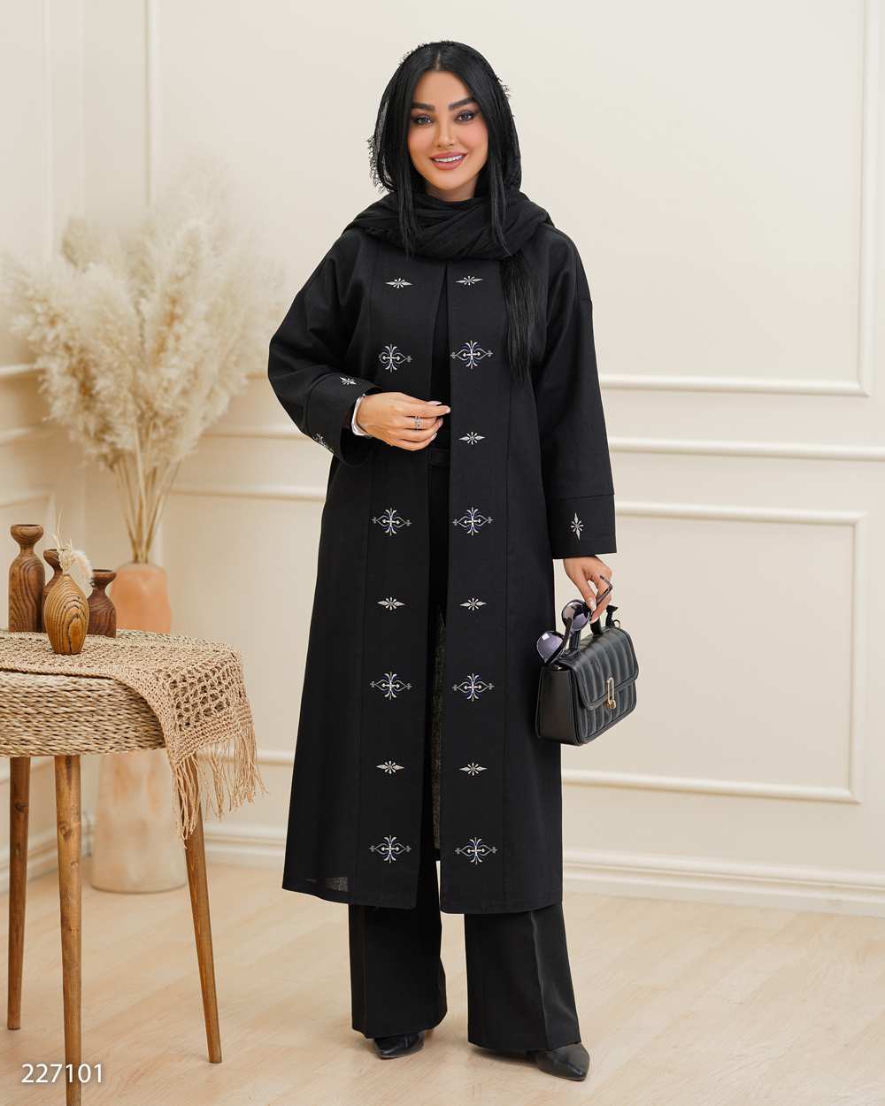 مانتو زنانه مدل جمانه السانا Elsana کد 2271