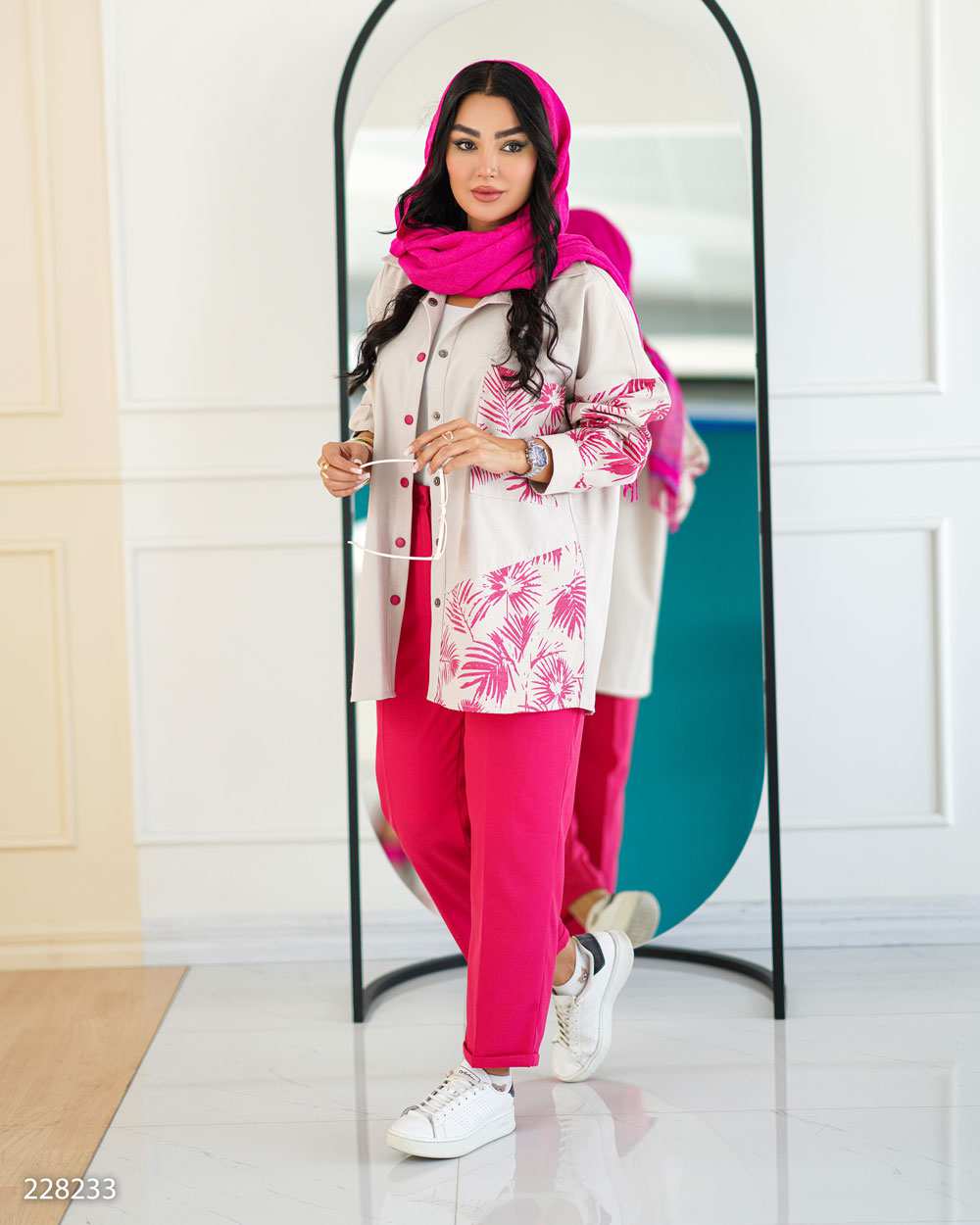 ست مانتو و شلوار زنانه مدل صوما السانا Elsana کد 2282