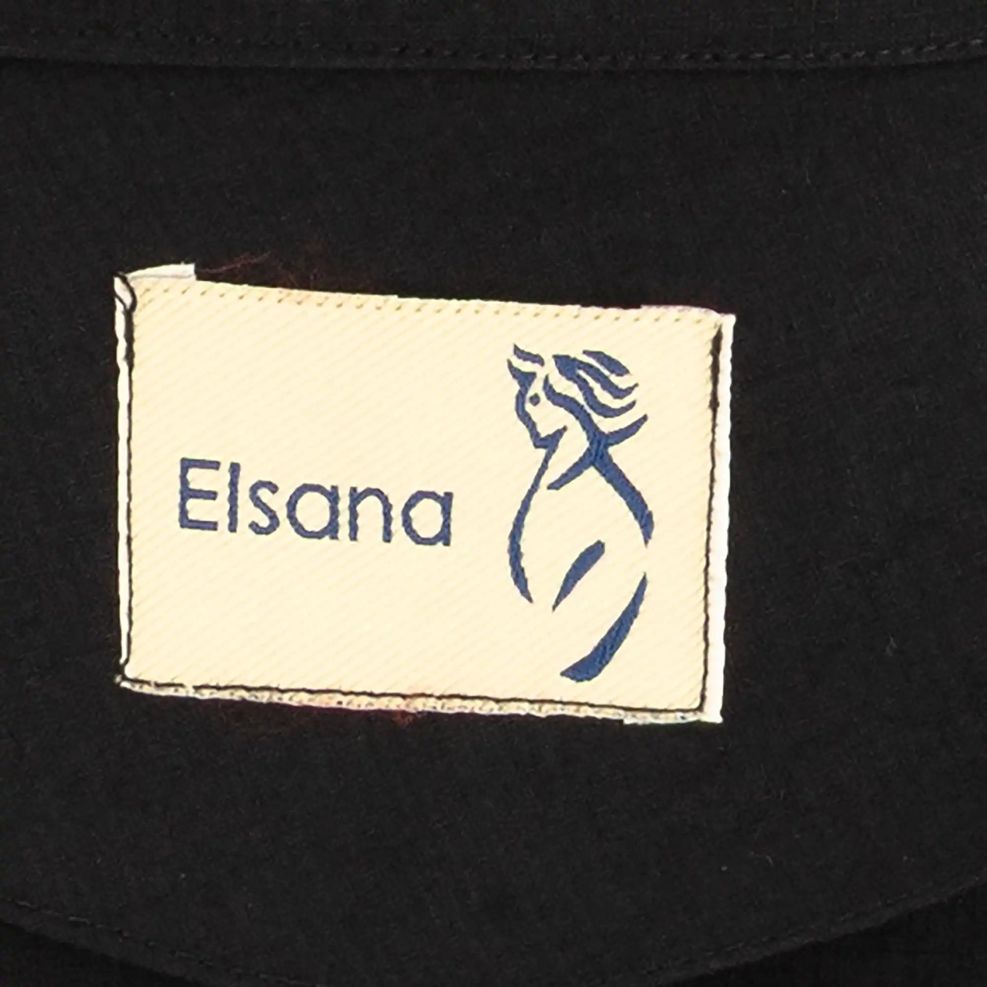شومیز زنانه مشکی مدل آرمیتاالسانا Elsana کد2276