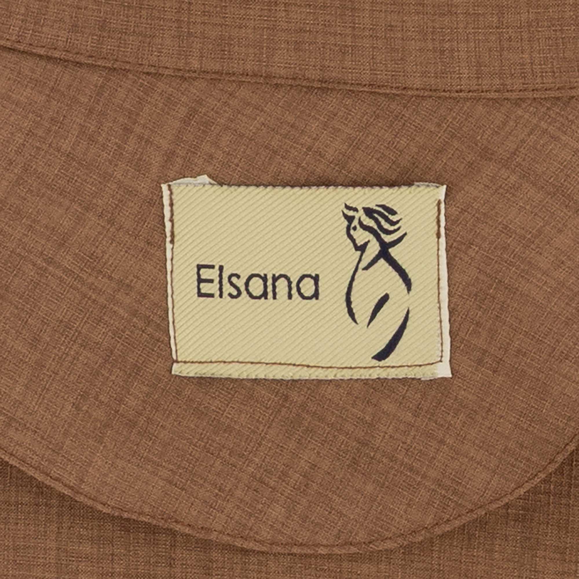 شومیز زنانه دارچینی مدل آرمیتاالسانا Elsana کد2276