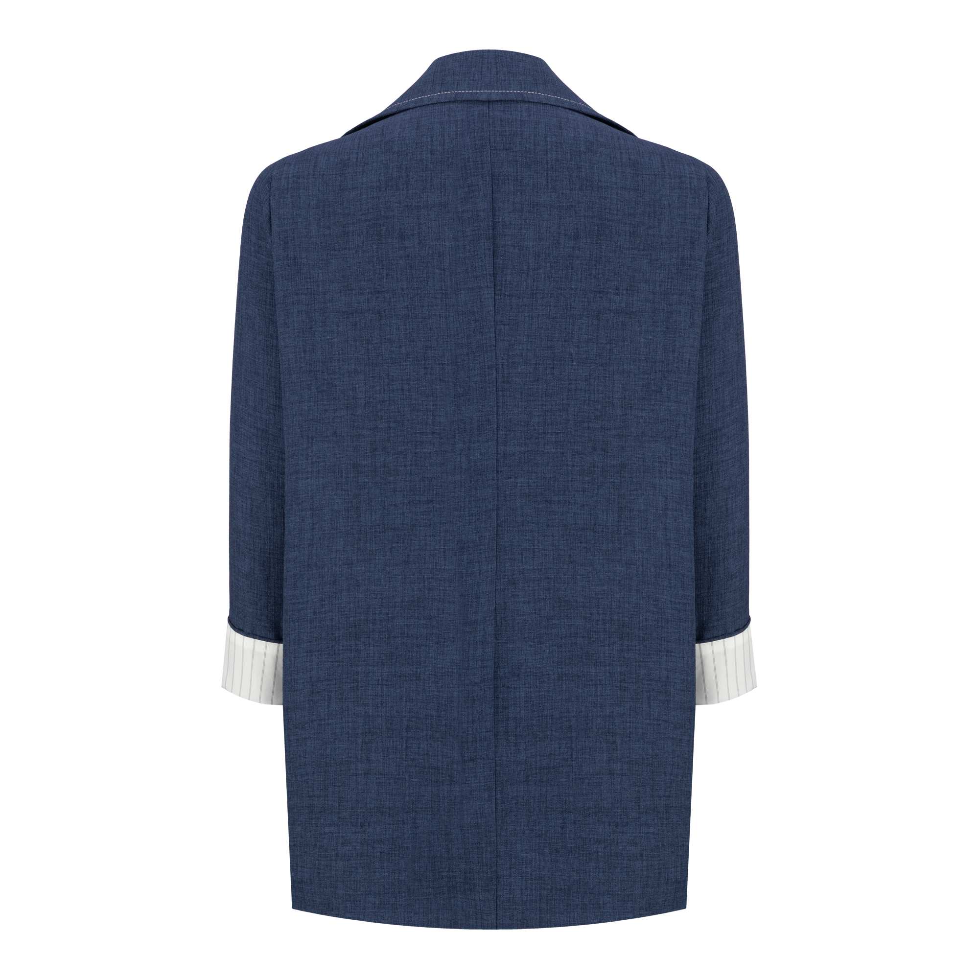 مانتو زنانه سرمه ای مدل فانیدالسانا Elsana کد2284