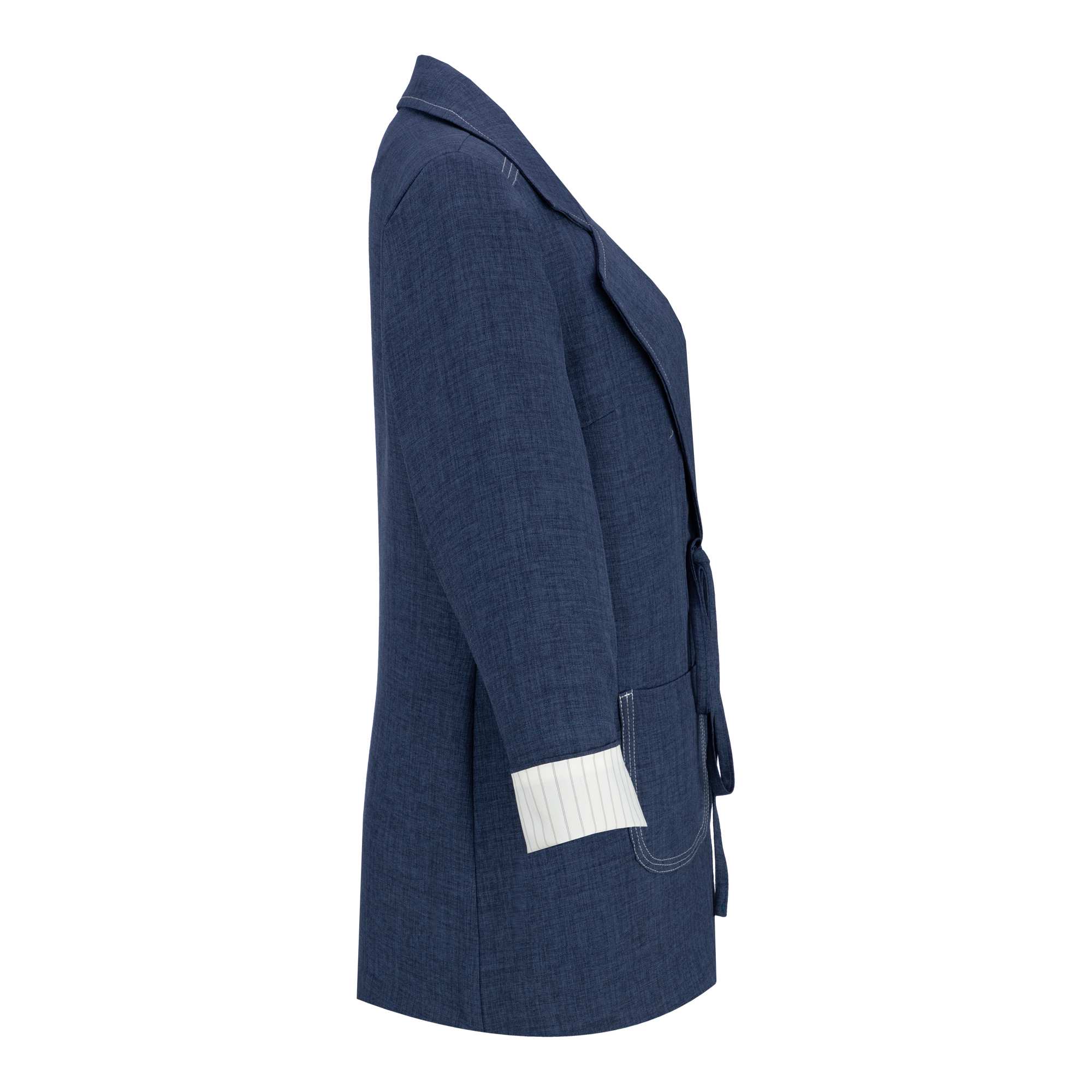 مانتو زنانه سرمه ای مدل فانیدالسانا Elsana کد2284