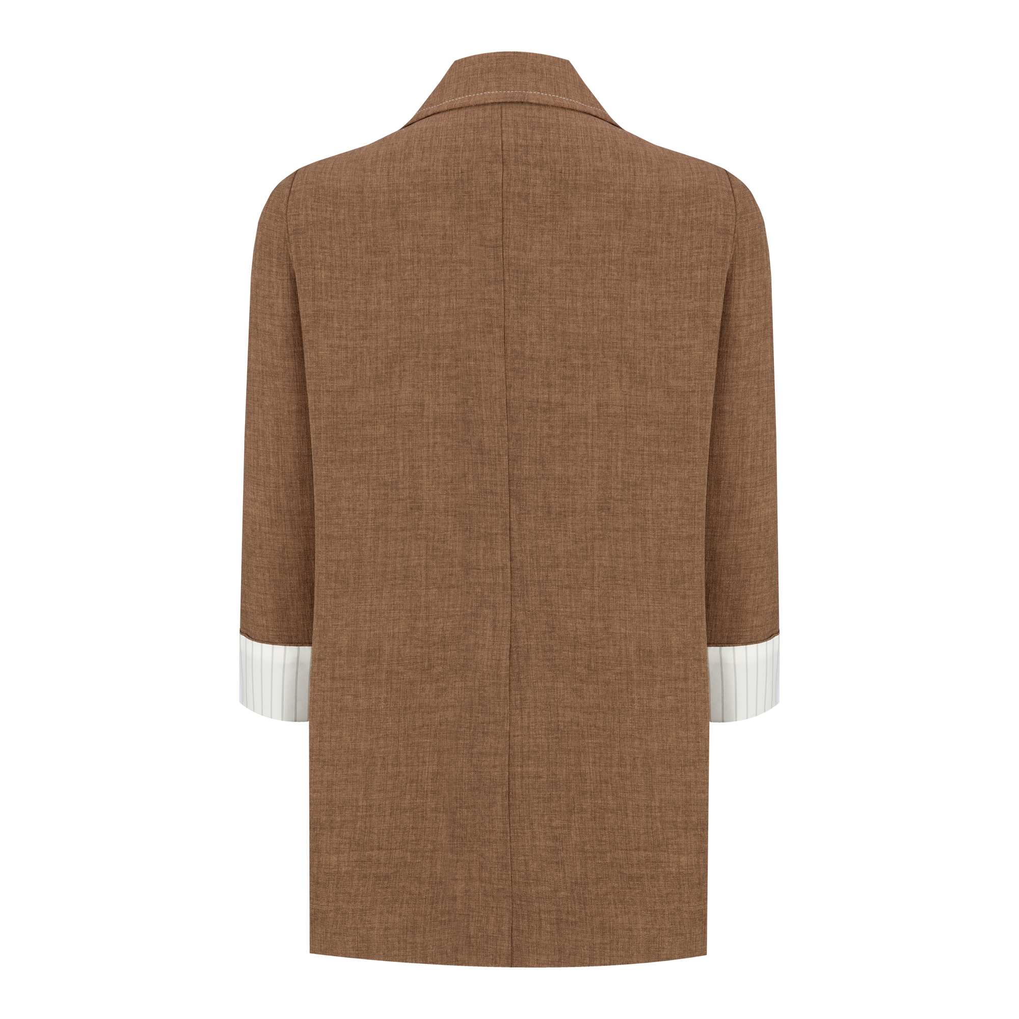 مانتو زنانه دارچینی مدل فانیدالسانا Elsana کد2284