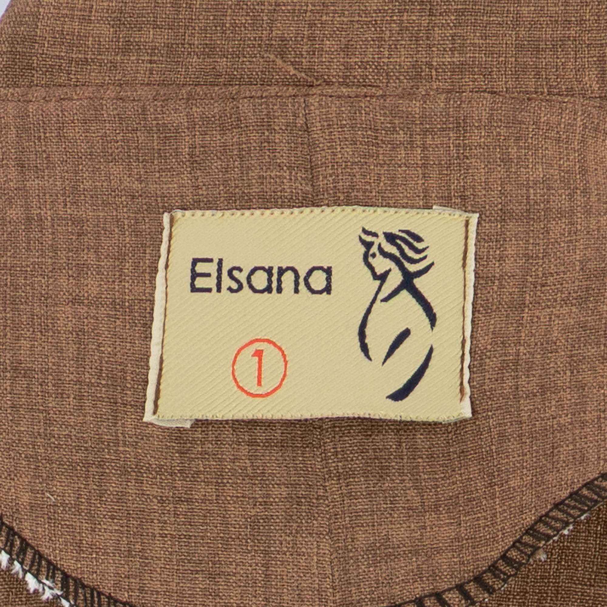 مانتو زنانه دارچینی مدل فانیدالسانا Elsana کد2284