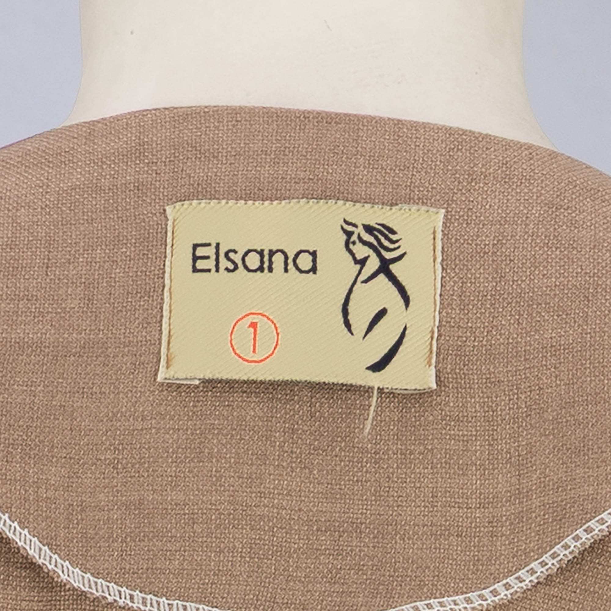 مانتو بلند زنانه شکلاتی مدل شهرادالسانا Elsana کد2286