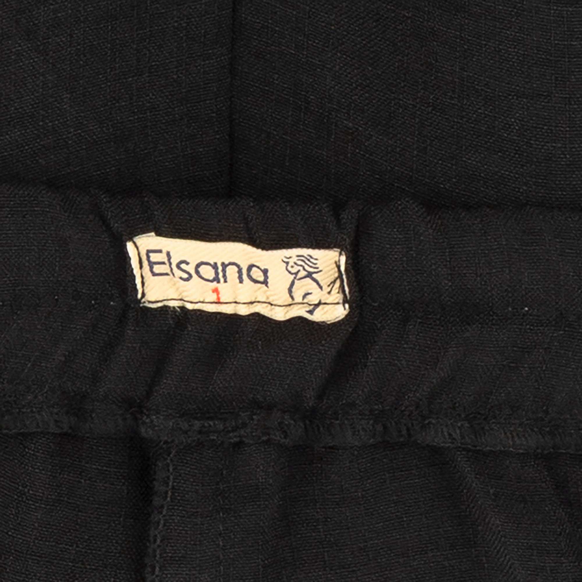 ست شومیز و شلوار زنانه مشکی مدل اقاقیاالسانا Elsana کد2287