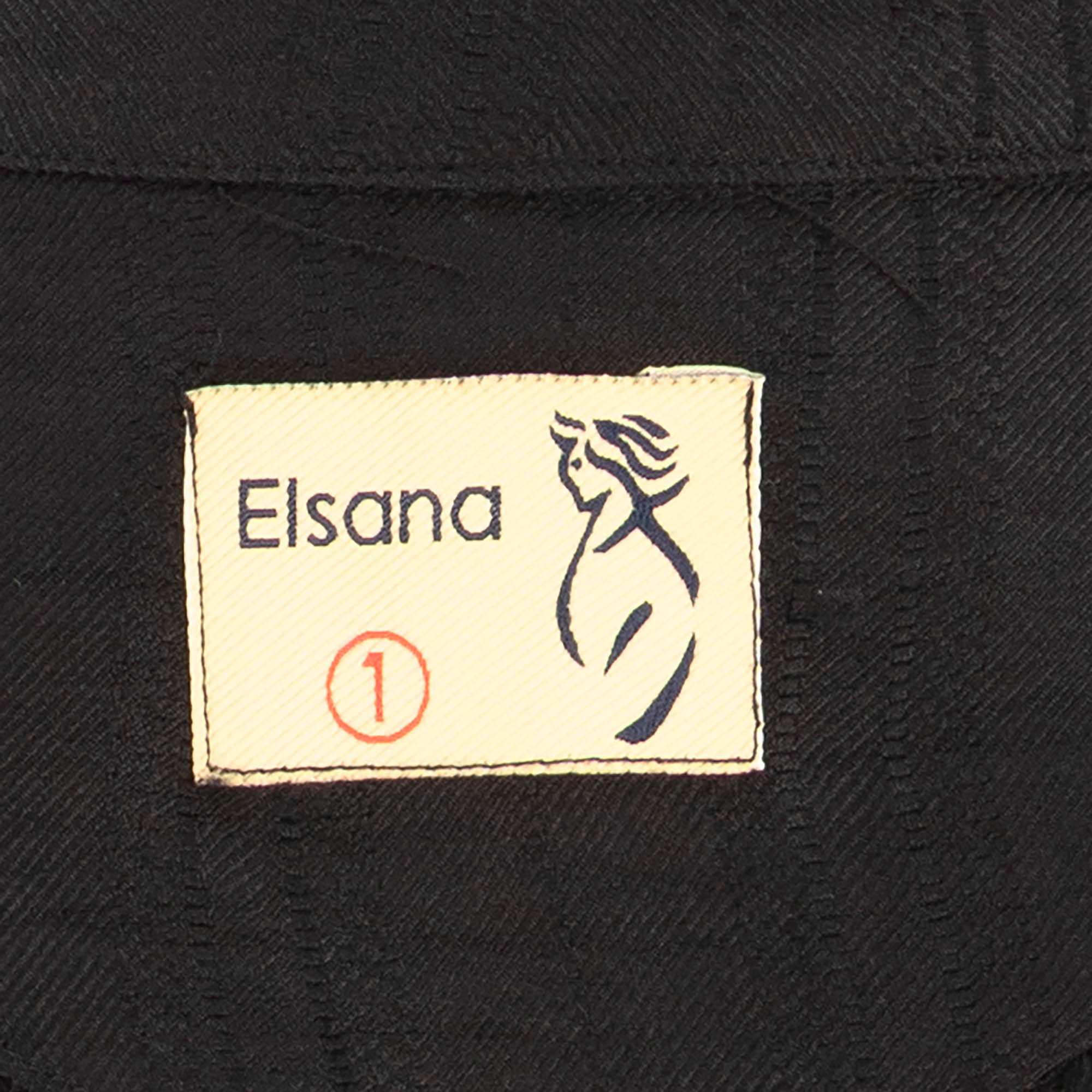 شومیز زنانه مشکی مدل هوپادالسانا Elsana کد2292