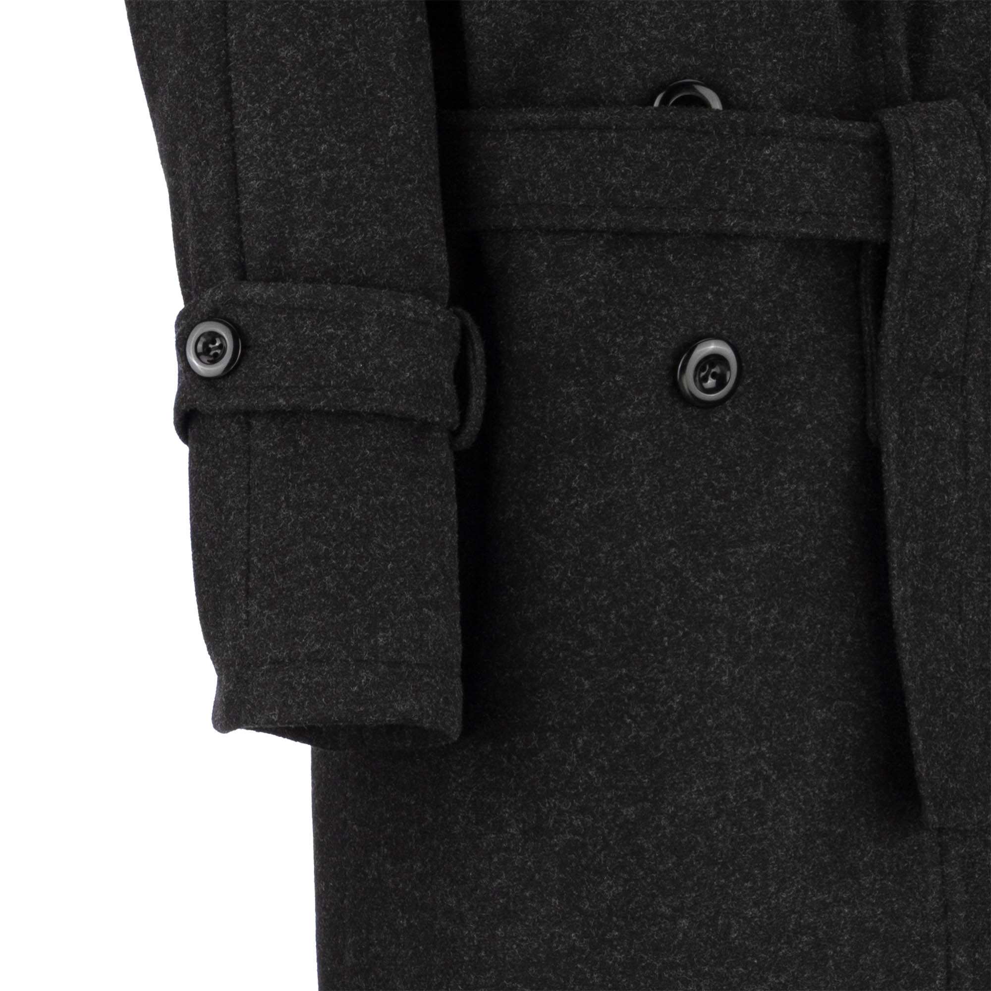 پالتو بلند زنانه مشکی مدل آرواالسانا Elsana کد2294