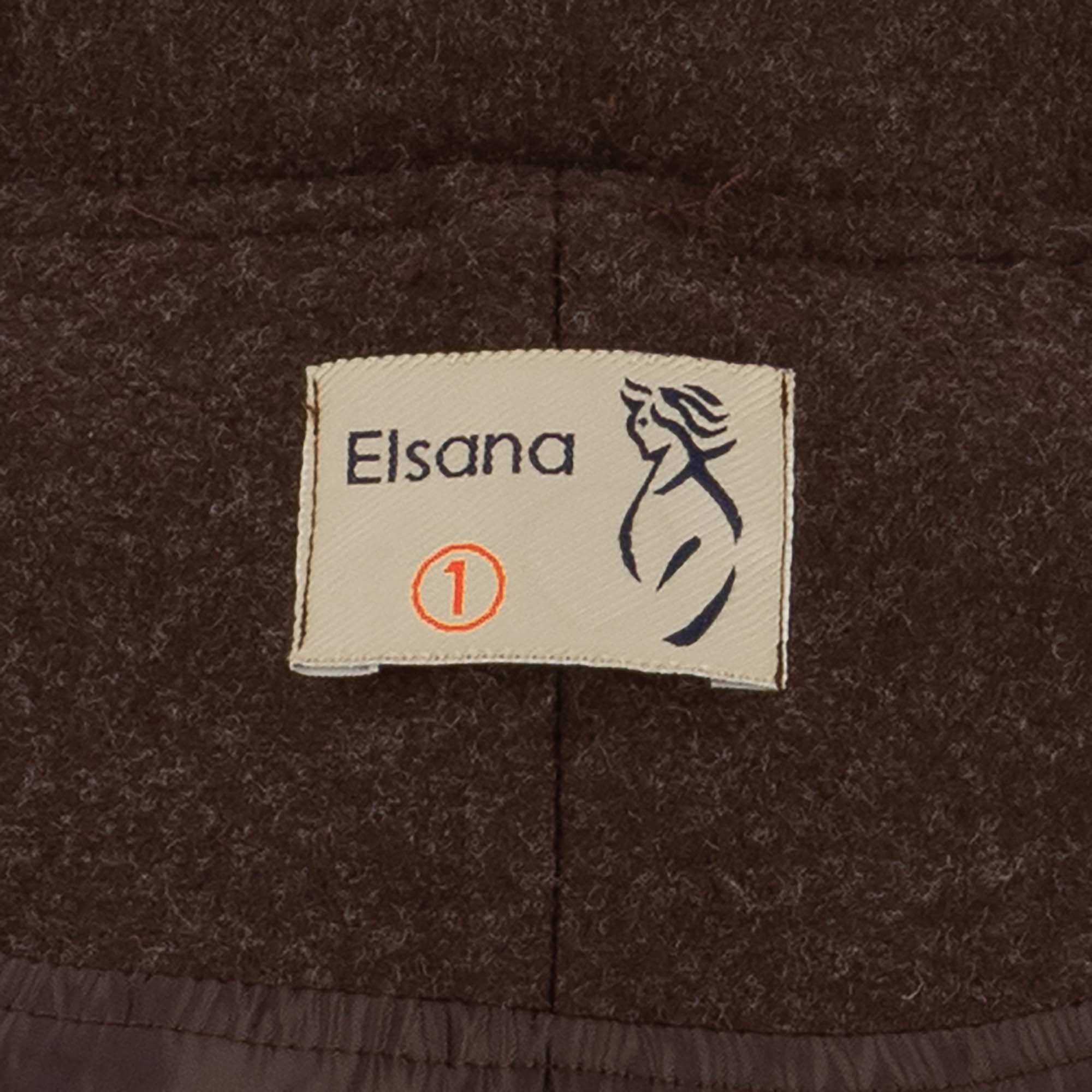 پالتو بلند زنانه قهوه ای مدل آرواالسانا Elsana کد2294