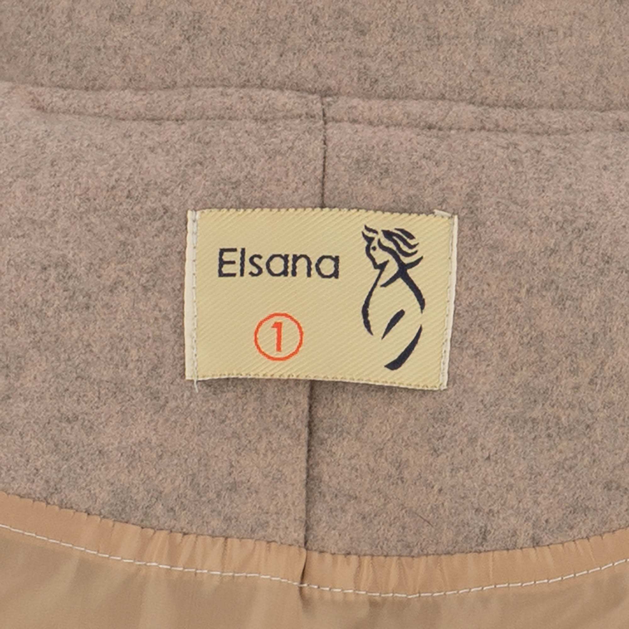 پالتو بلند زنانه نسکافه ای مدل آرواالسانا Elsana کد2294