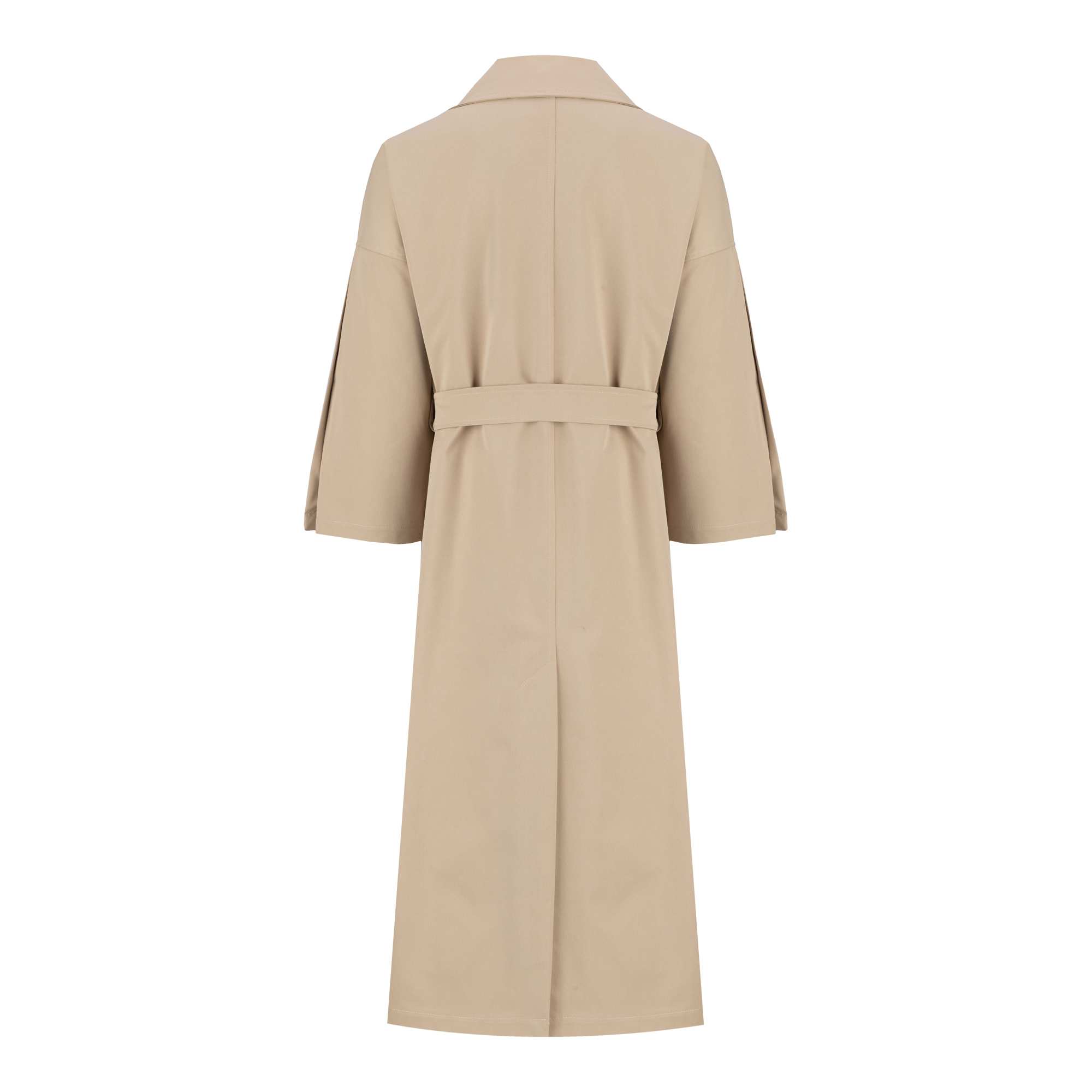 بارانی بلند زنانه کرم مدل آلندالسانا Elsana کد2295