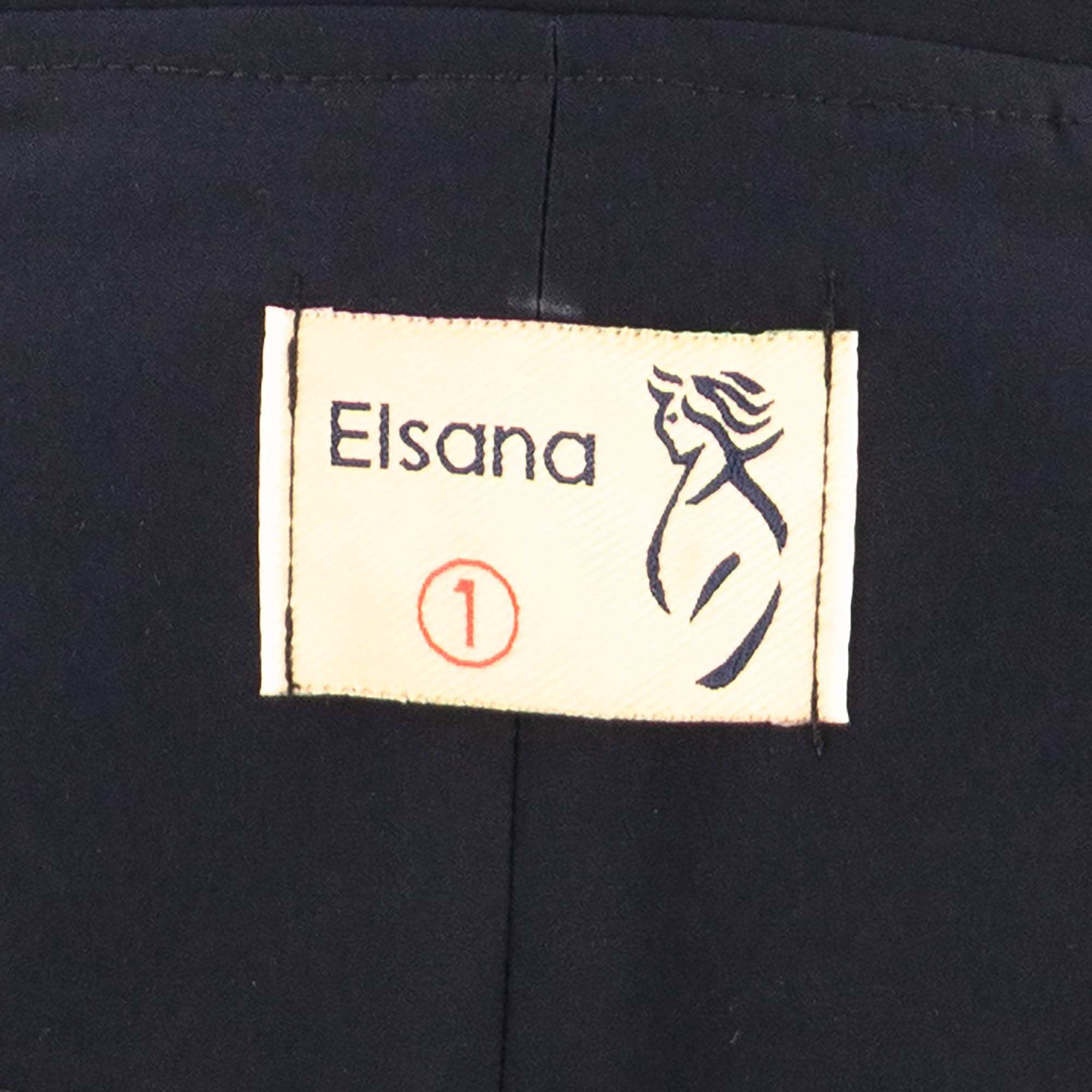 بارانی زنانه سرمه ای تیره مدل جیاناالسانا Elsana کد2298