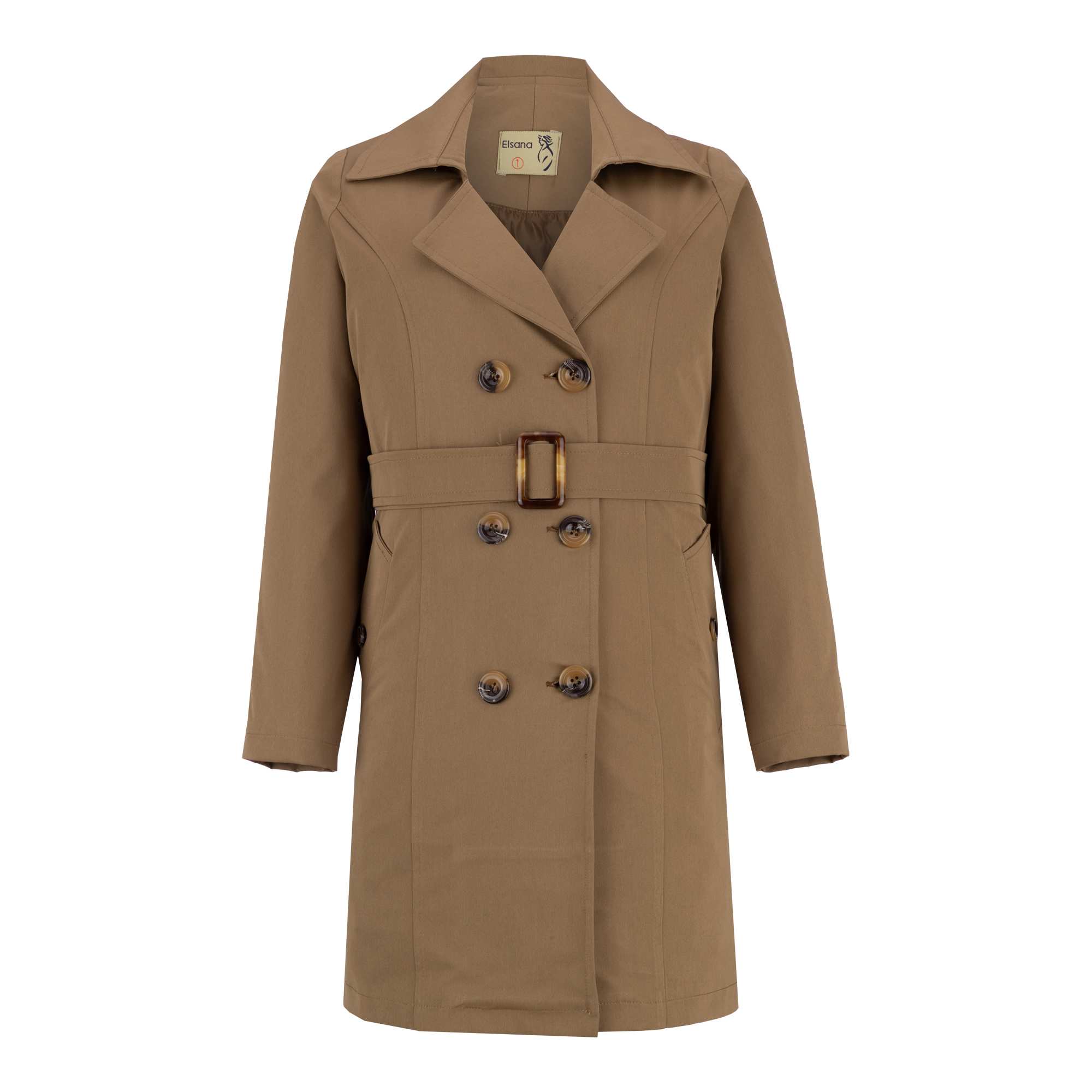 بارانی زنانه شتری مدل جیاناالسانا Elsana کد2298