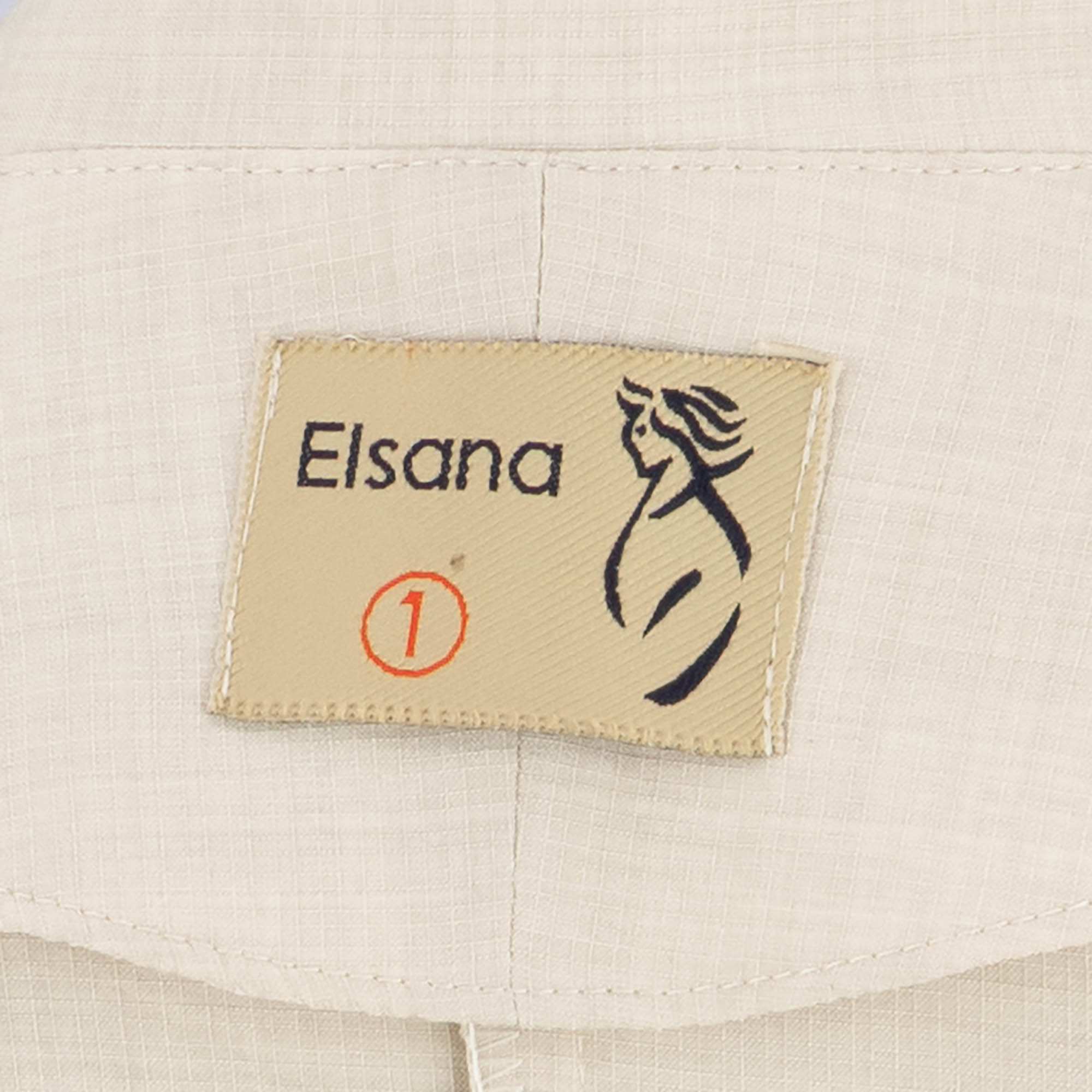 ست کت و شلوار زنانه شیری مدل ژامانالسانا Elsana کد2299