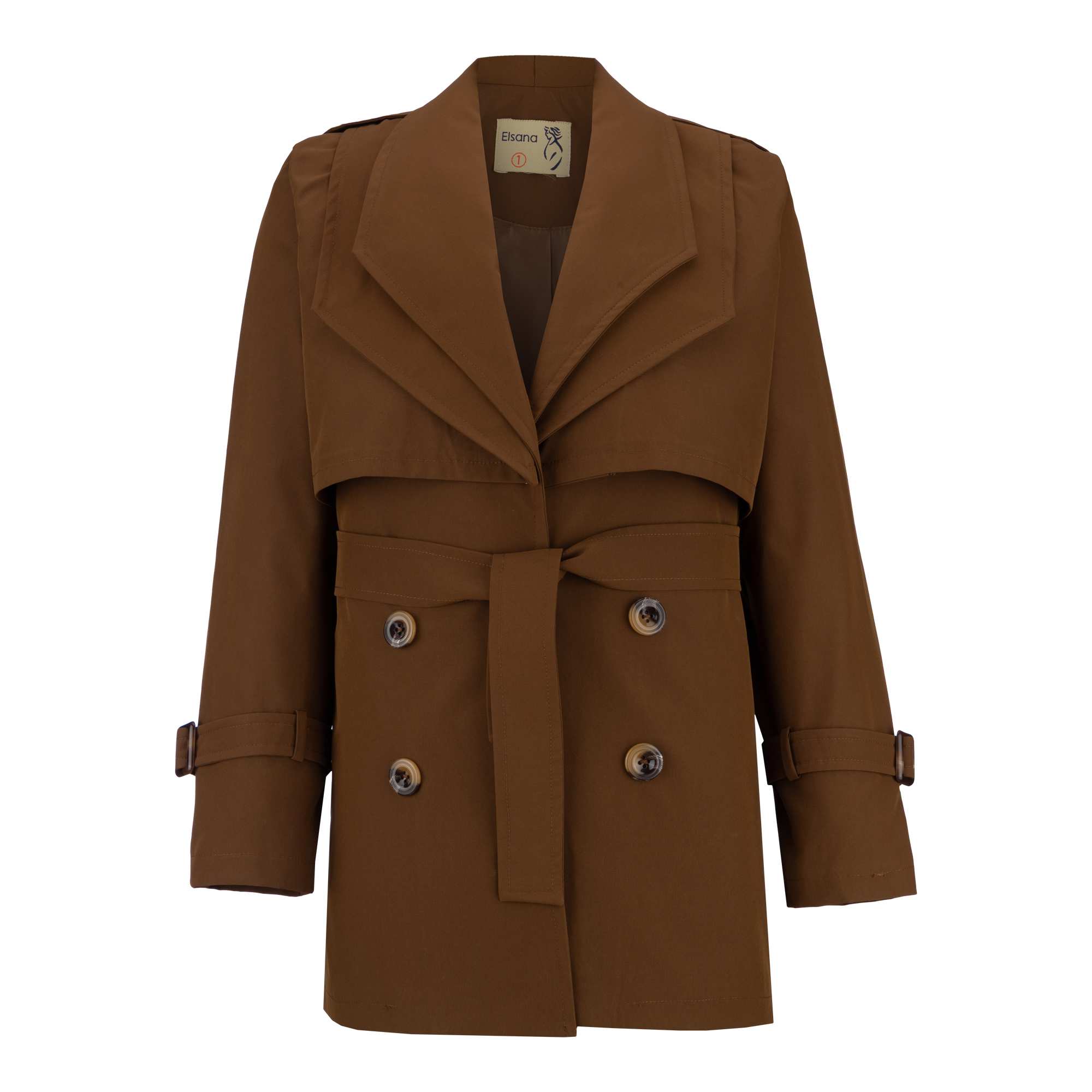 بارانی زنانه شتری مدل زرشامالسانا Elsana کد2300