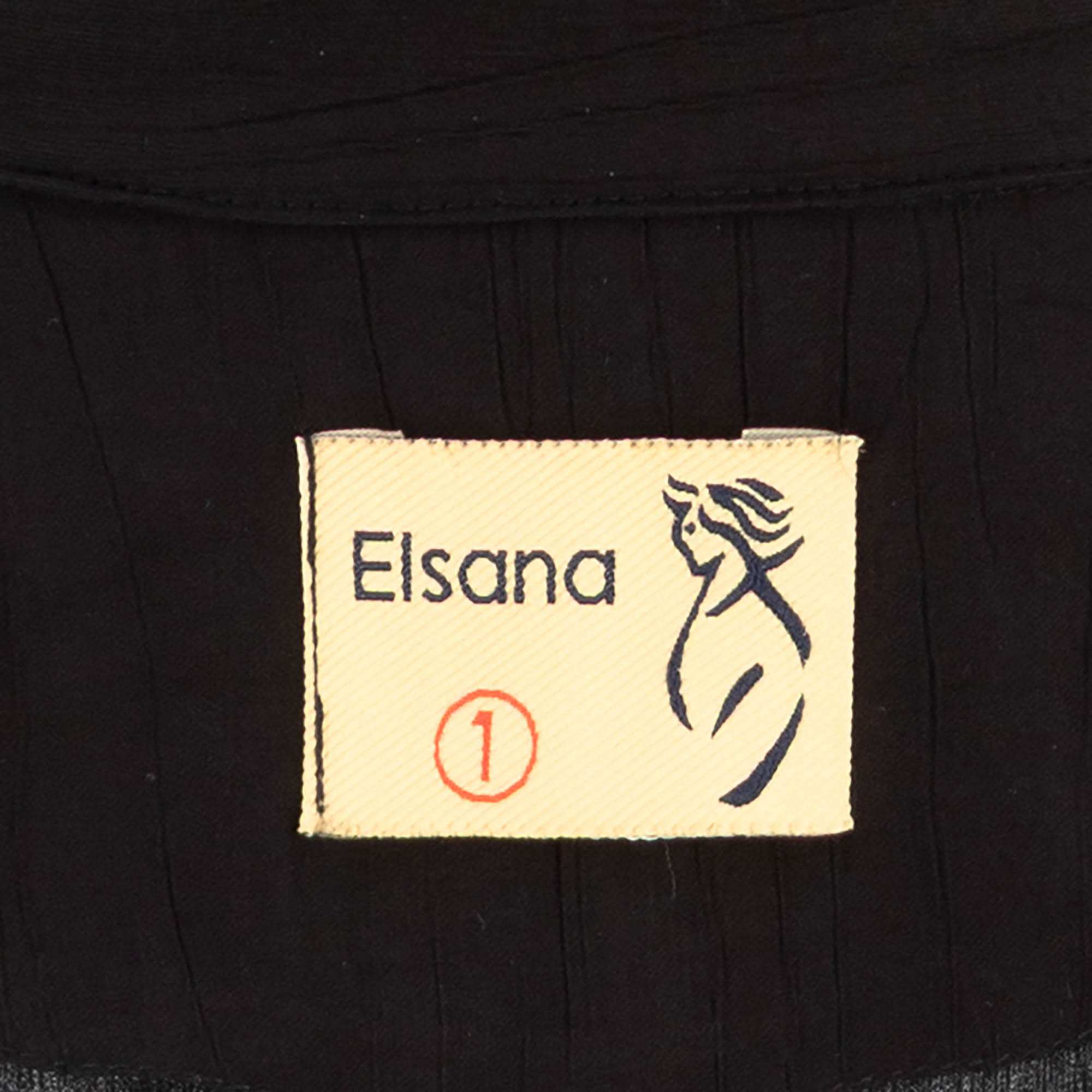بلوز زنانه مشکی مدل شهدیسالسانا Elsana کد2302