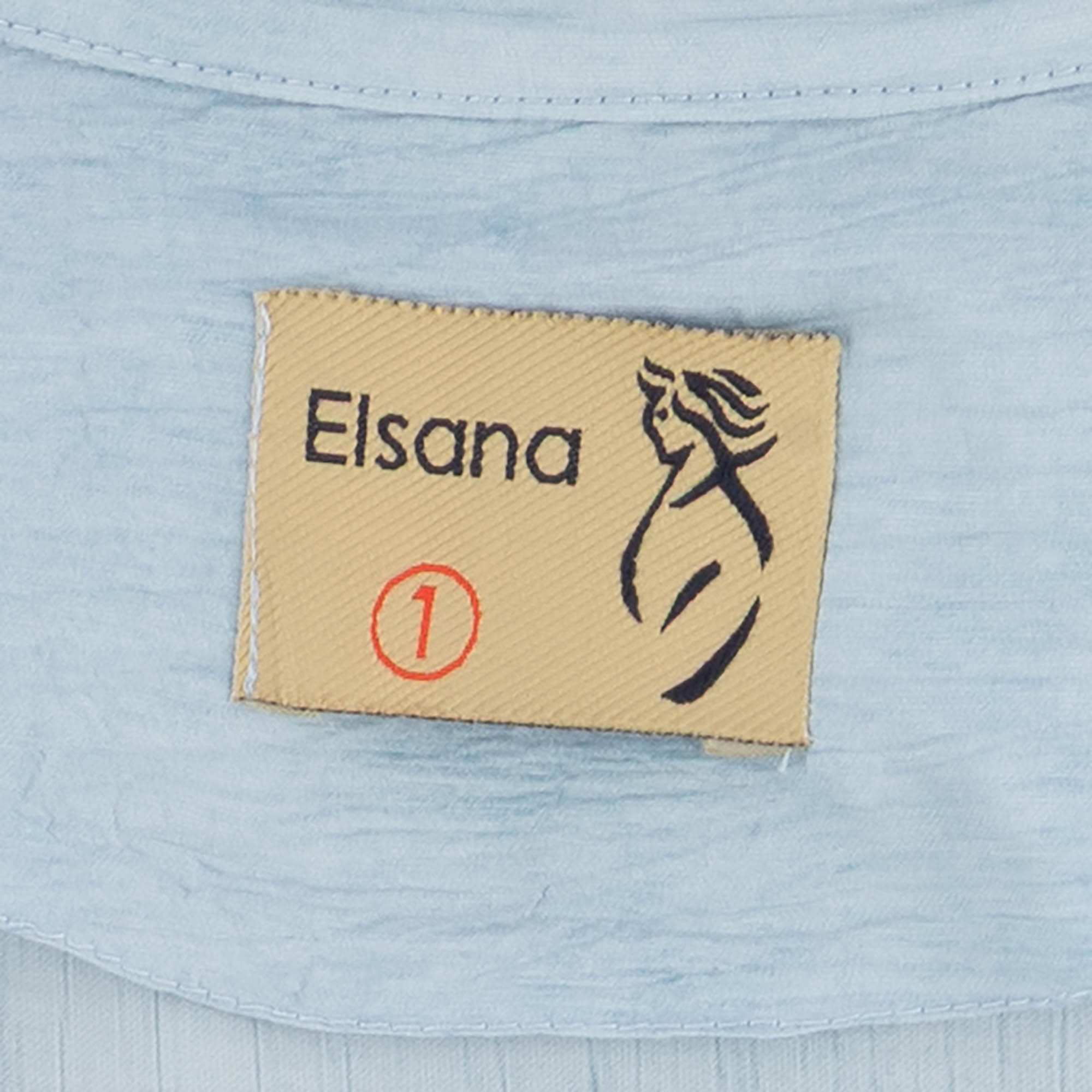 بلوز زنانه آبی مدل شهدیسالسانا Elsana کد2302