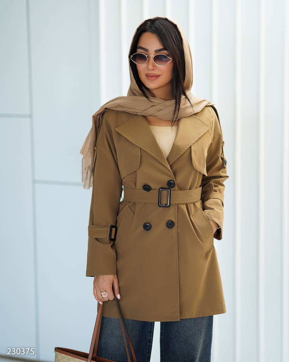 بارانی زنانه موکایی مدل نیکدلالسانا Elsana کد2303