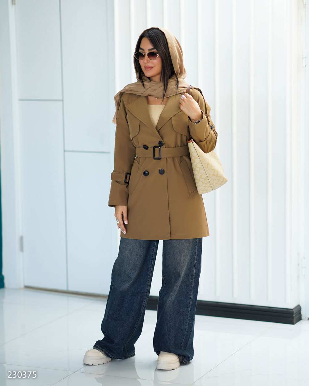 بارانی زنانه موکایی مدل نیکدلالسانا Elsana کد2303