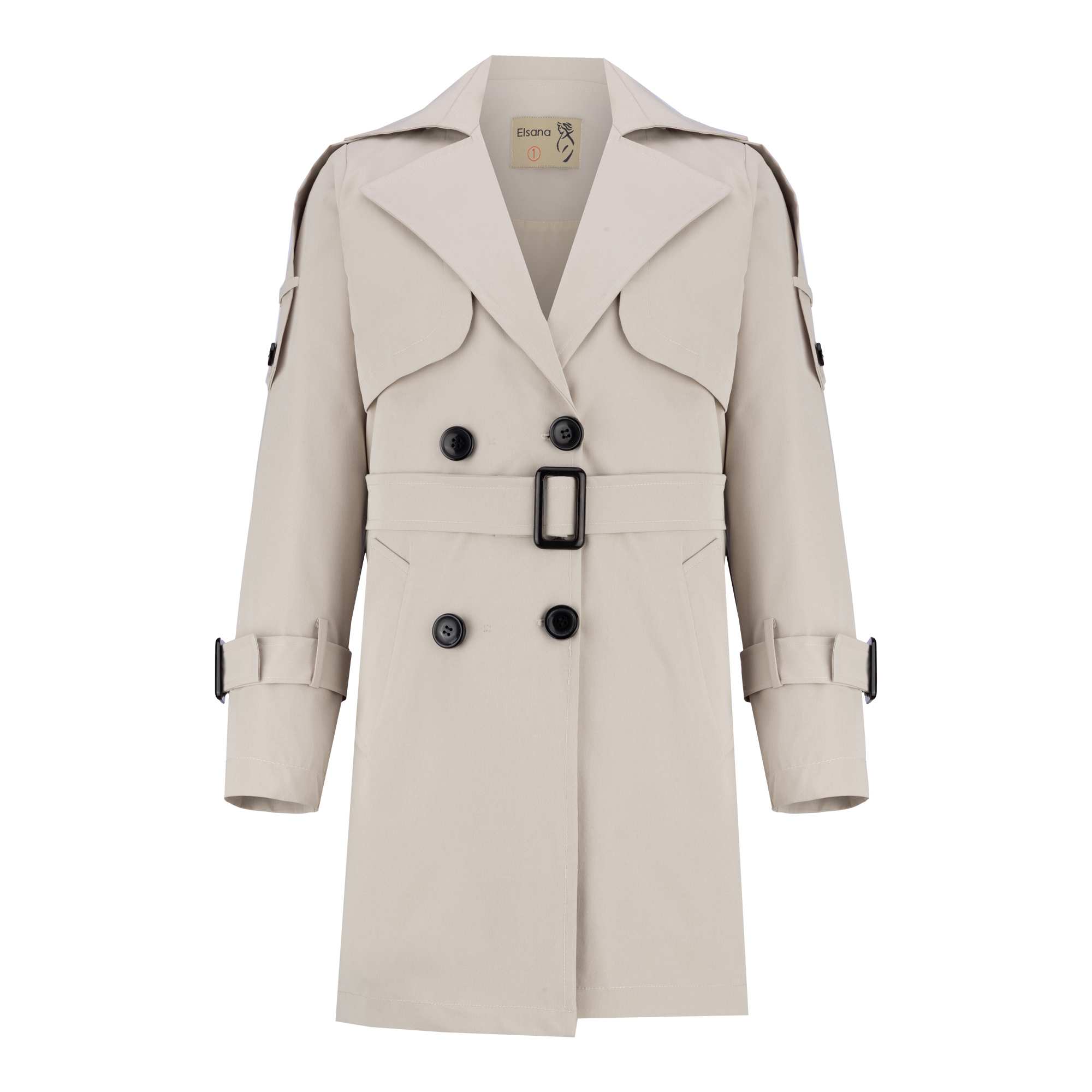 بارانی زنانه استخوانی مدل نیکدلالسانا Elsana کد2303