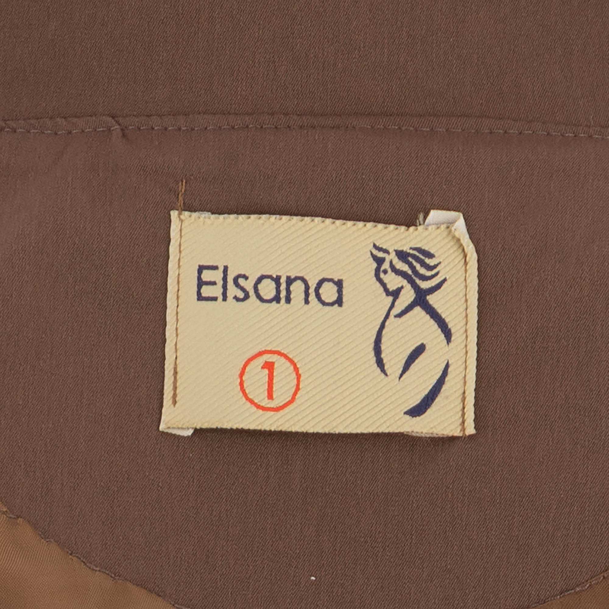 بارانی زنانه قهوه ای مدل فرنوشاالسانا Elsana کد2306