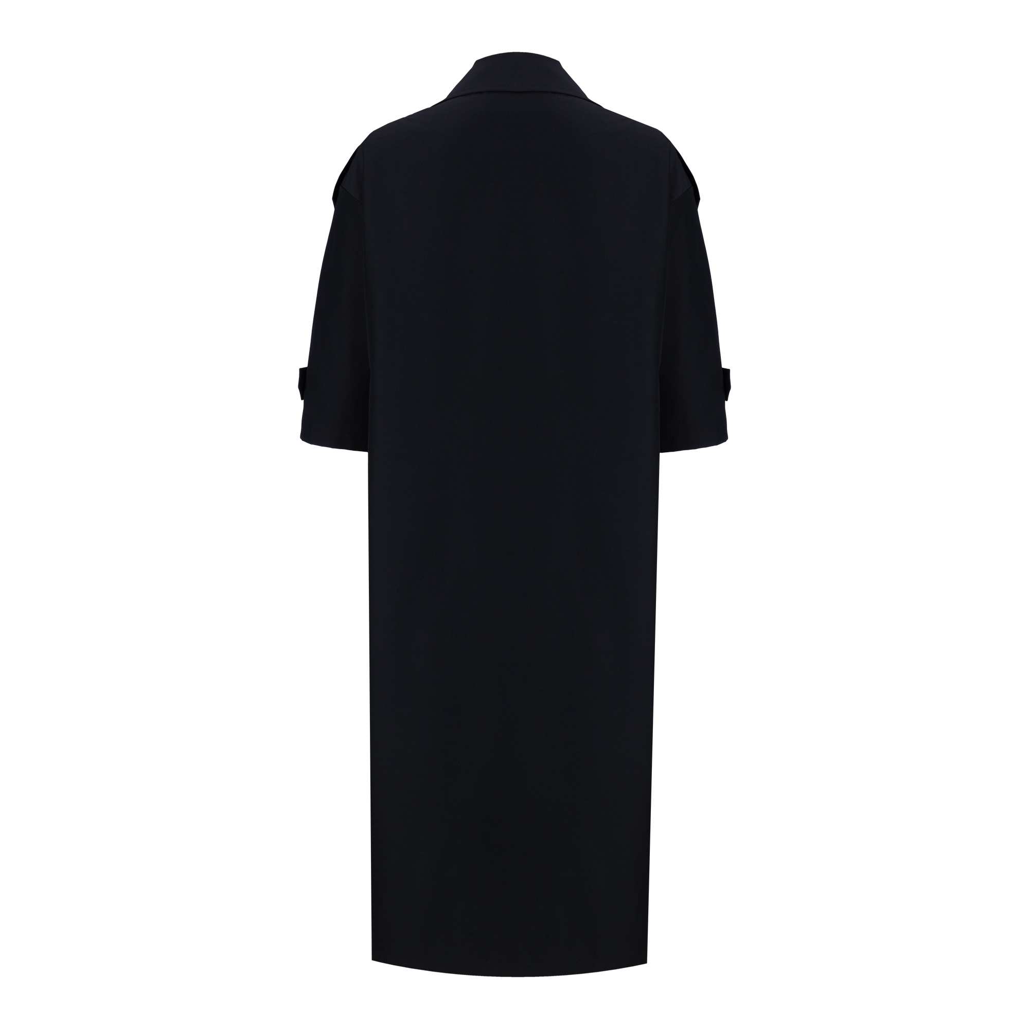 بارانی بلند زنانه سرمه ای تیره مدل راوشالسانا Elsana کد2305