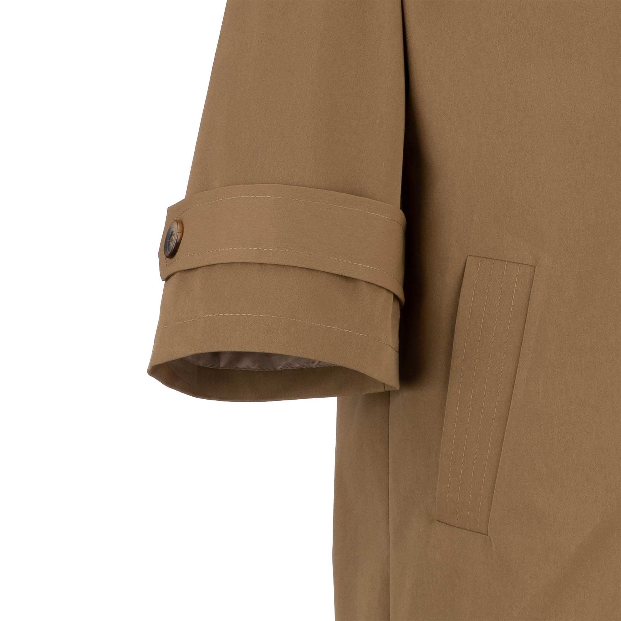 بارانی بلند زنانه موکایی مدل راوشالسانا Elsana کد2305