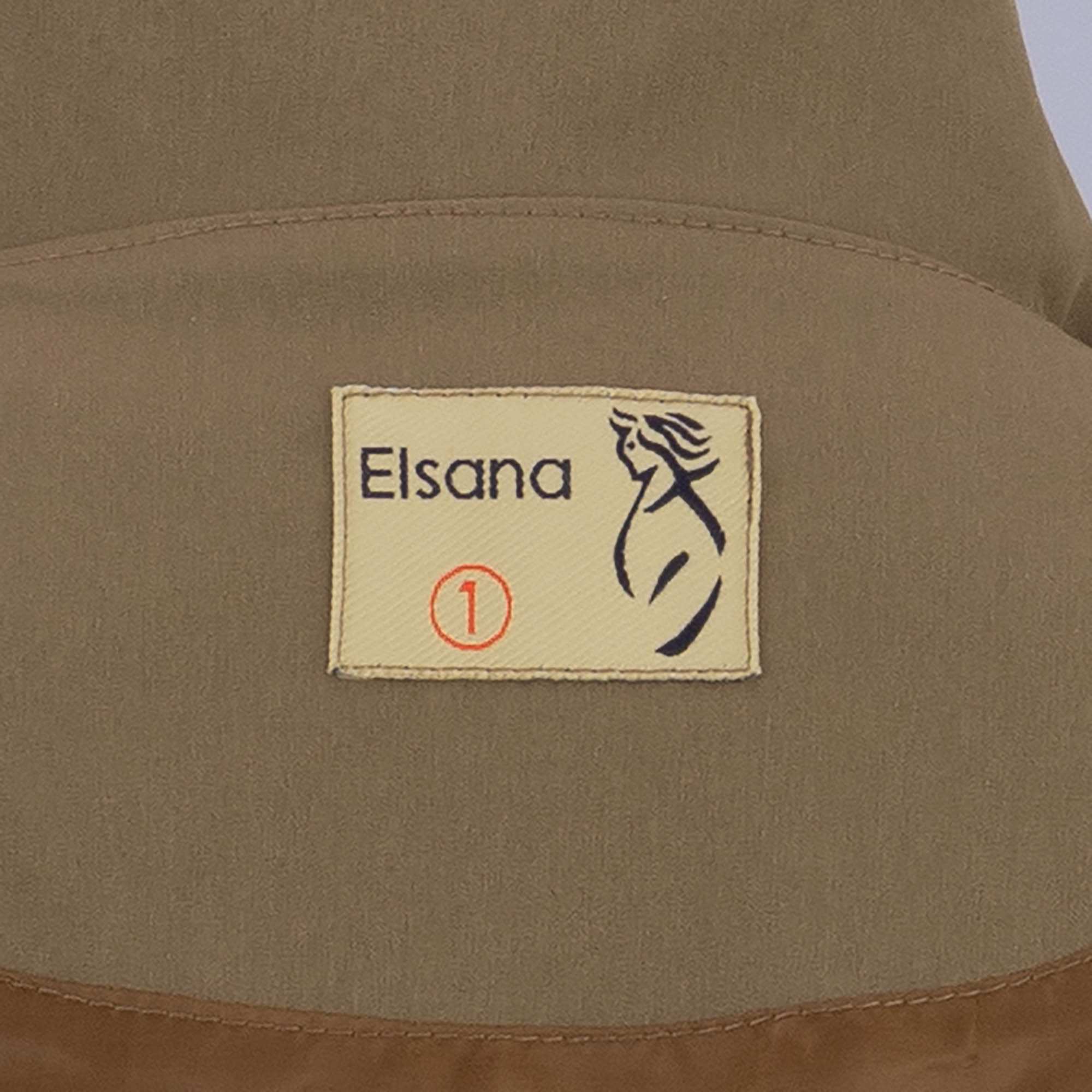 بارانی بلند زنانه حنایی مدل راوشالسانا Elsana کد2305