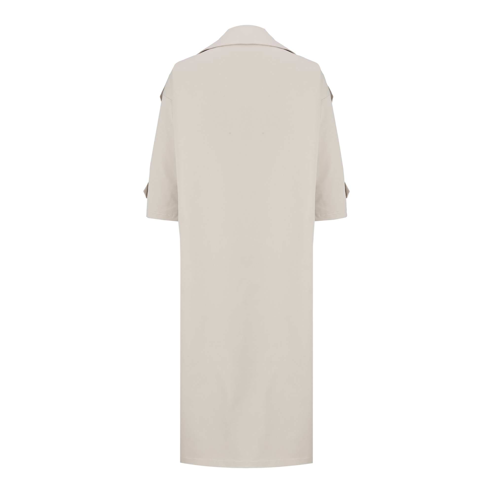 بارانی بلند زنانه استخوانی مدل راوشالسانا Elsana کد2305