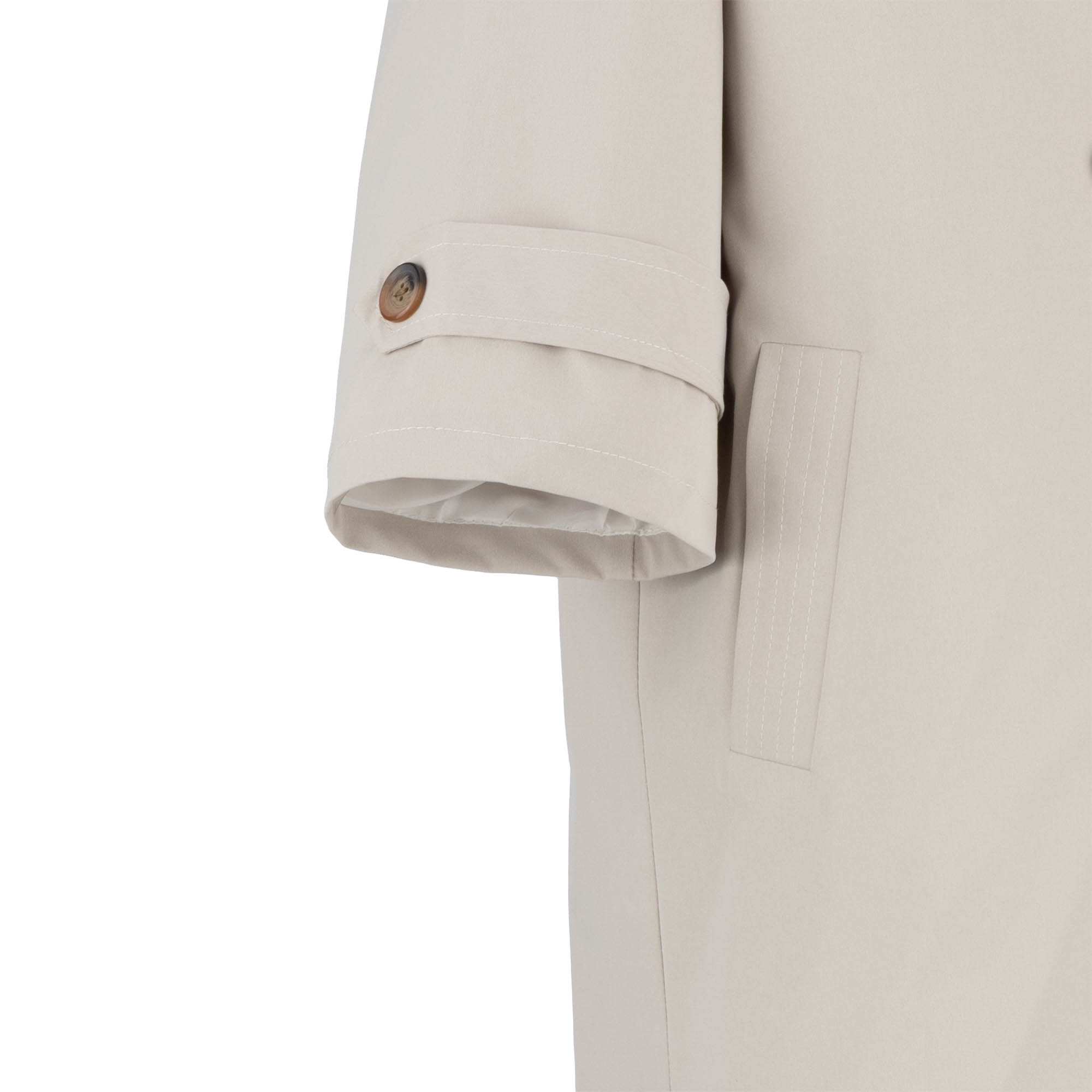 بارانی بلند زنانه استخوانی مدل راوشالسانا Elsana کد2305