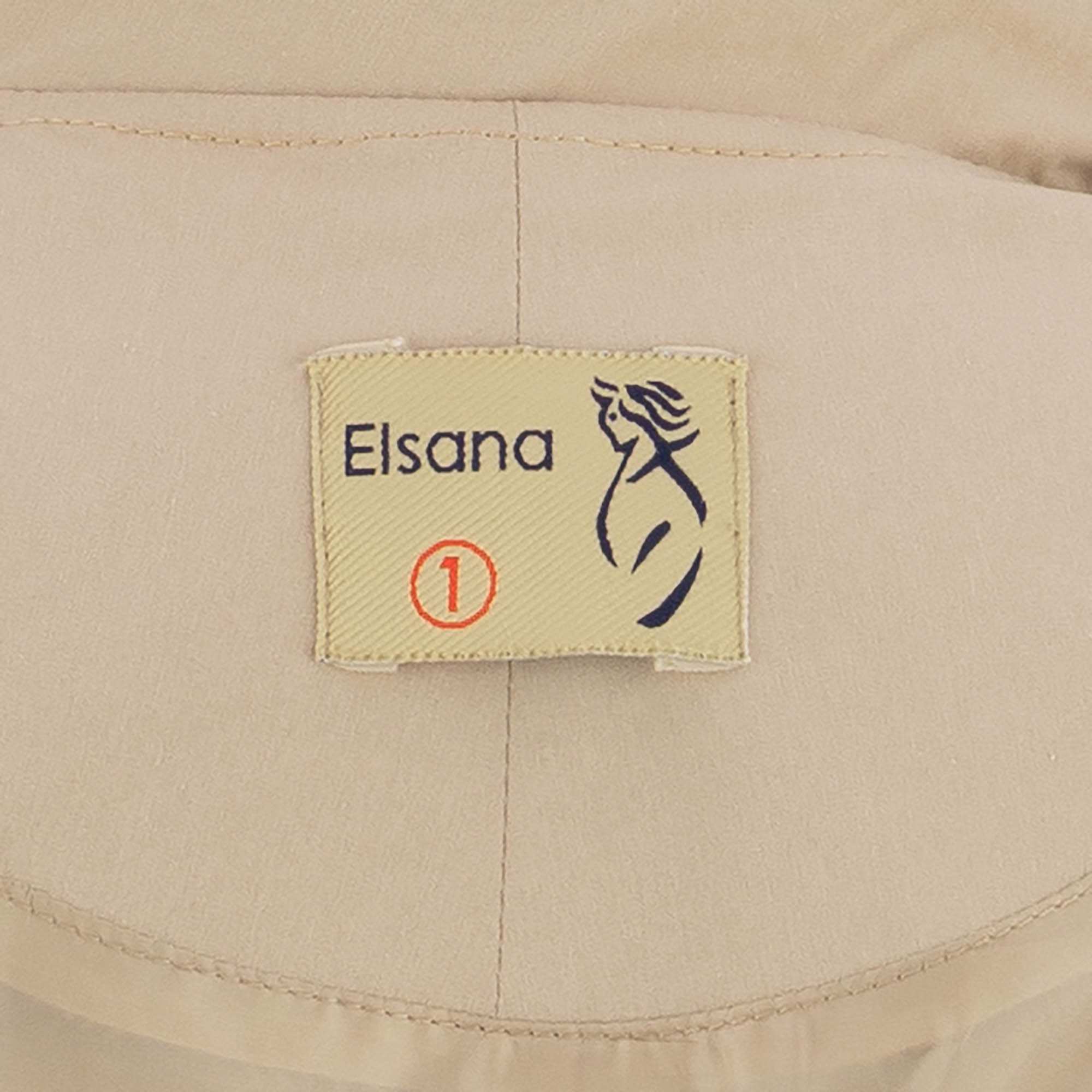 بارانی بلند زنانه کرم مدل لاریساالسانا Elsana کد2309