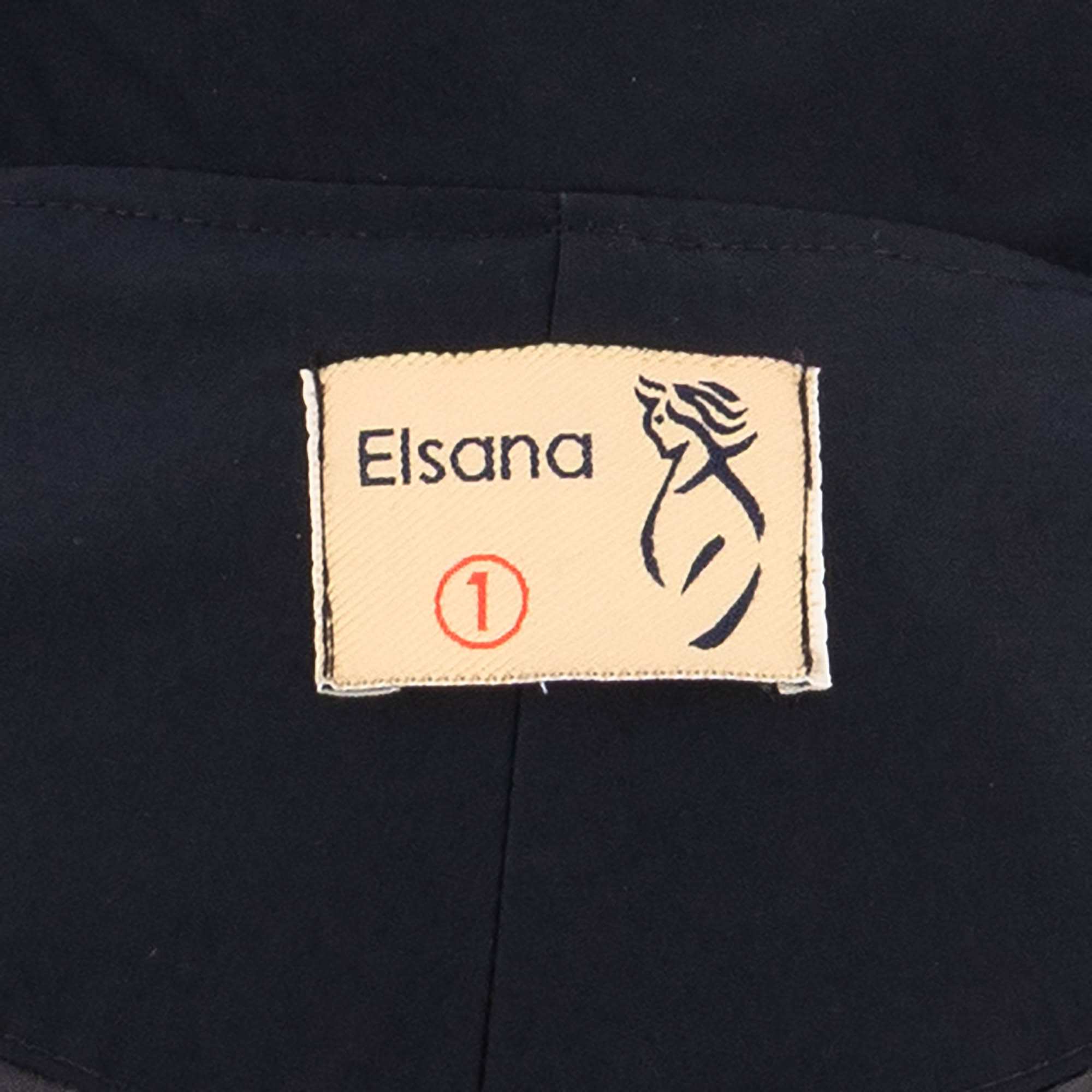 بارانی بلند زنانه سرمه ای تیره مدل لاریساالسانا Elsana کد2309