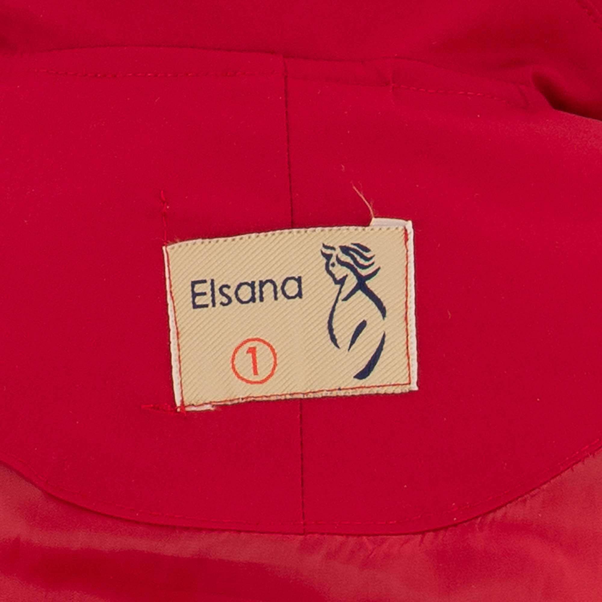 بارانی بلند زنانه قرمز مدل لاریساالسانا Elsana کد2309