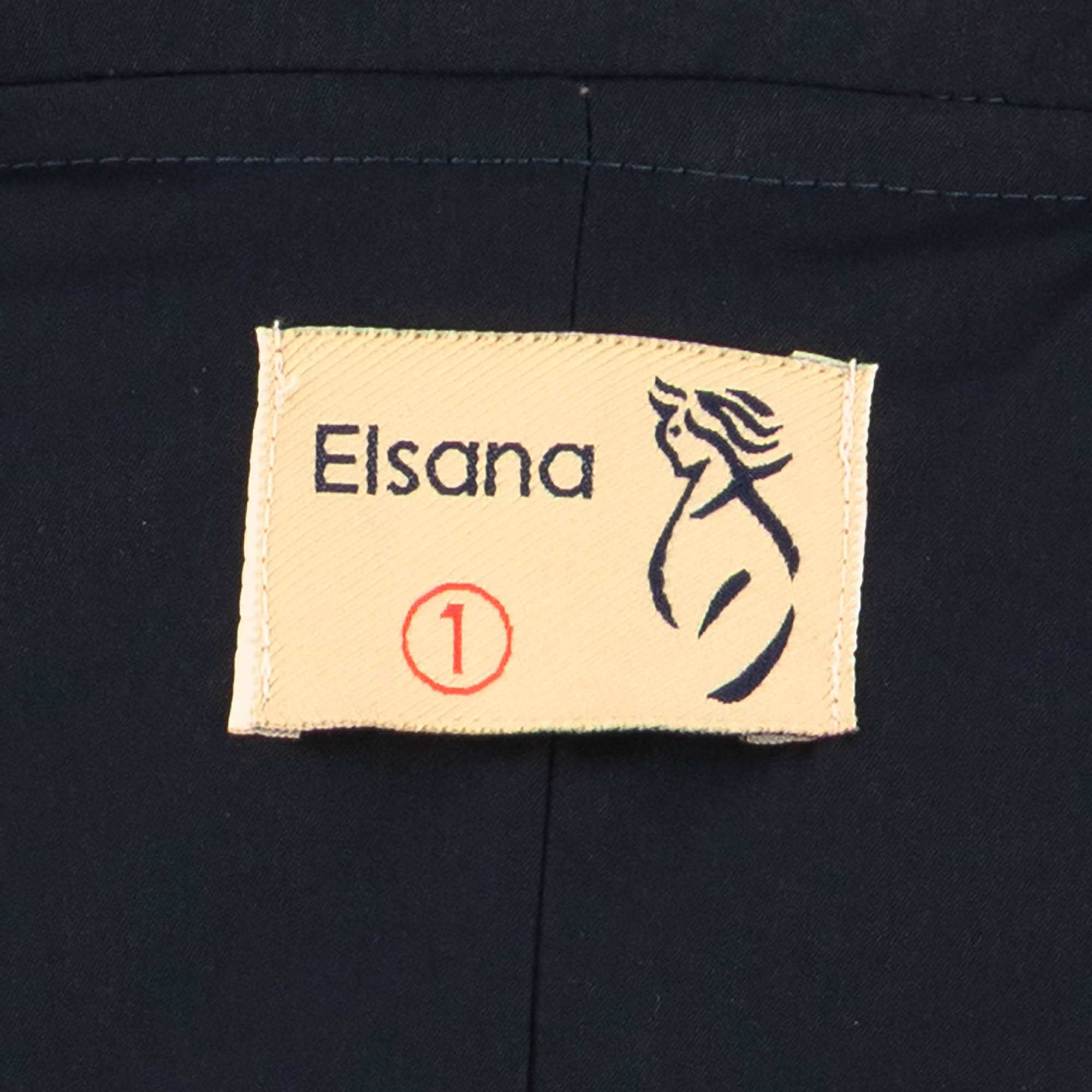 ست بارانی کت و سارافون زنانه سرمه ای تیره مدل مینلالسانا Elsana کد2310