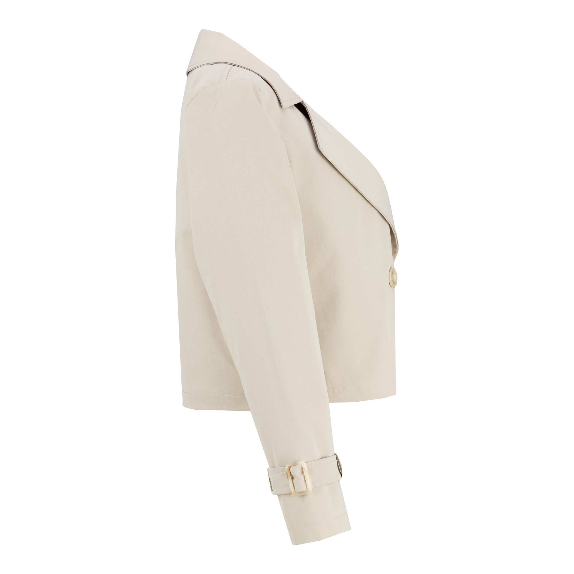 ست بارانی کت و سارافون زنانه استخوانی مدل مینلالسانا Elsana کد2310