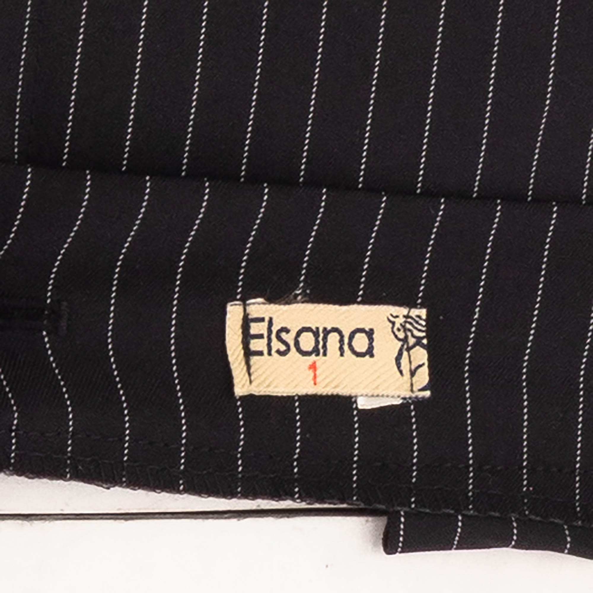 ست کت و شلوار زنانه مشکی مدل ژانیاالسانا Elsana کد2311