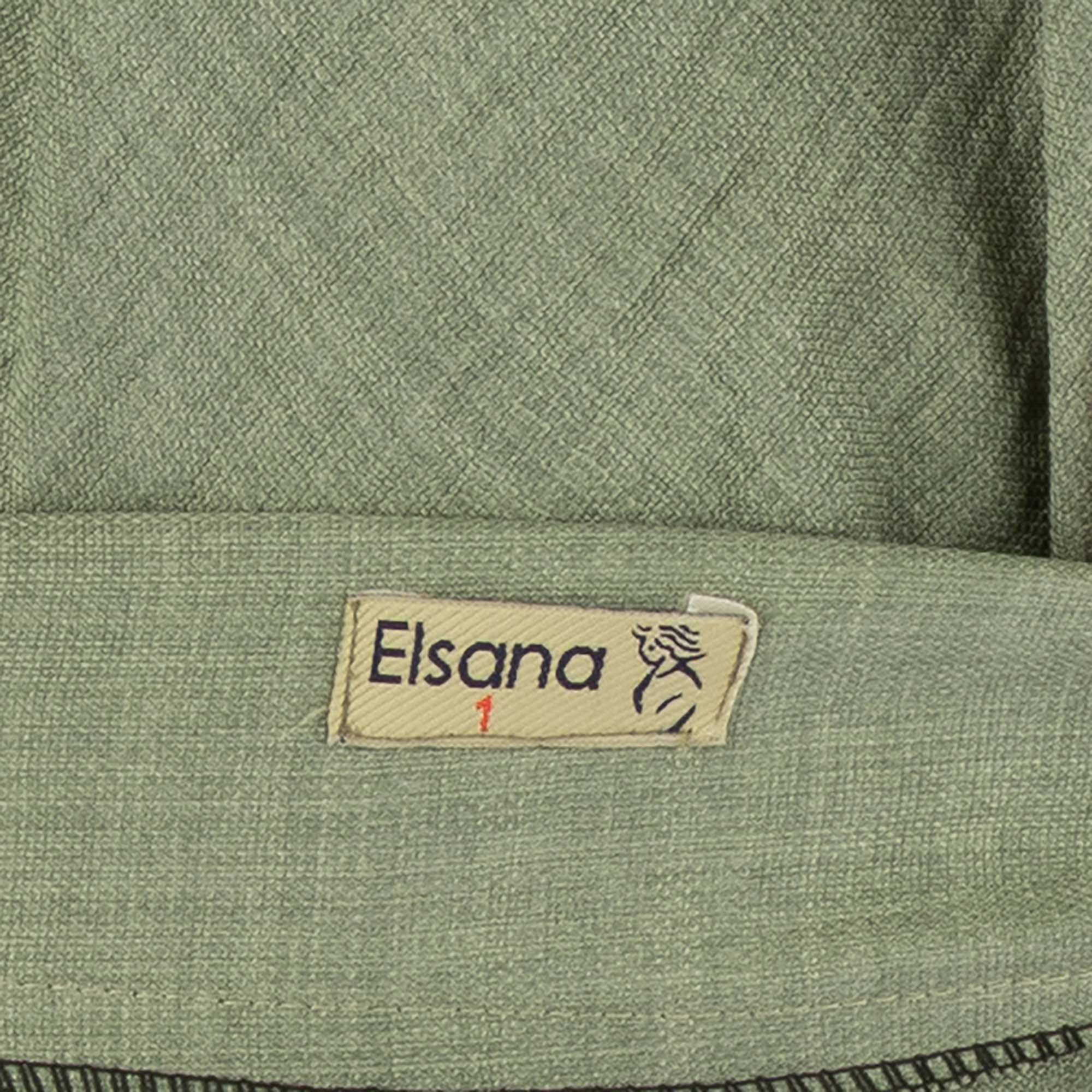 ست شومیز و دامن و کمربند زنانه سبز یشمی مدل هانیسالسانا Elsana کد2312